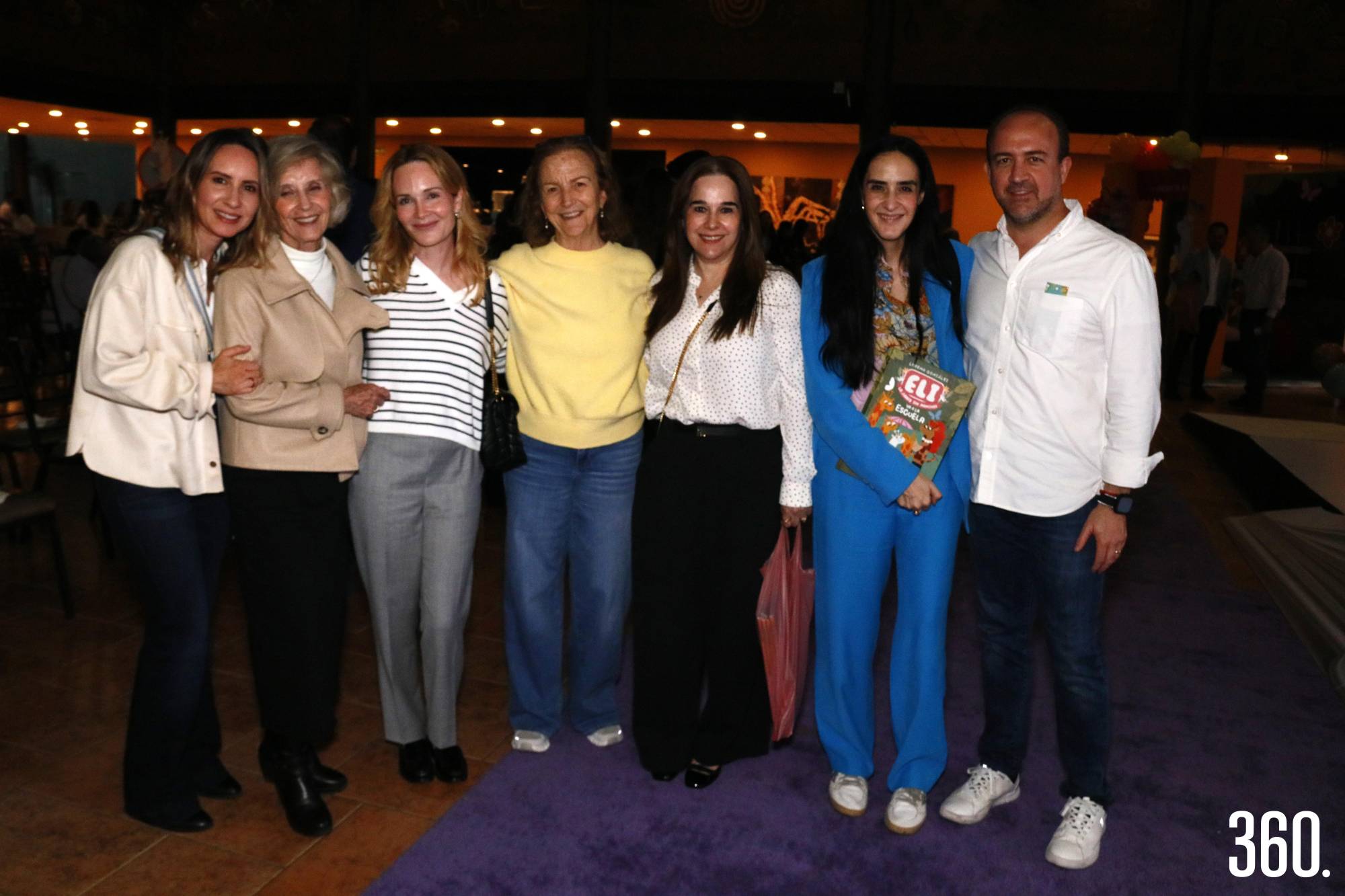 $!Jacinta y María Rosa Monteverde, Ana Cristina Eichelman, Beatriz Arizpe Narro, Mayra Villarreal, Marú de la Peña y Blas Gentiloni Arizpe.