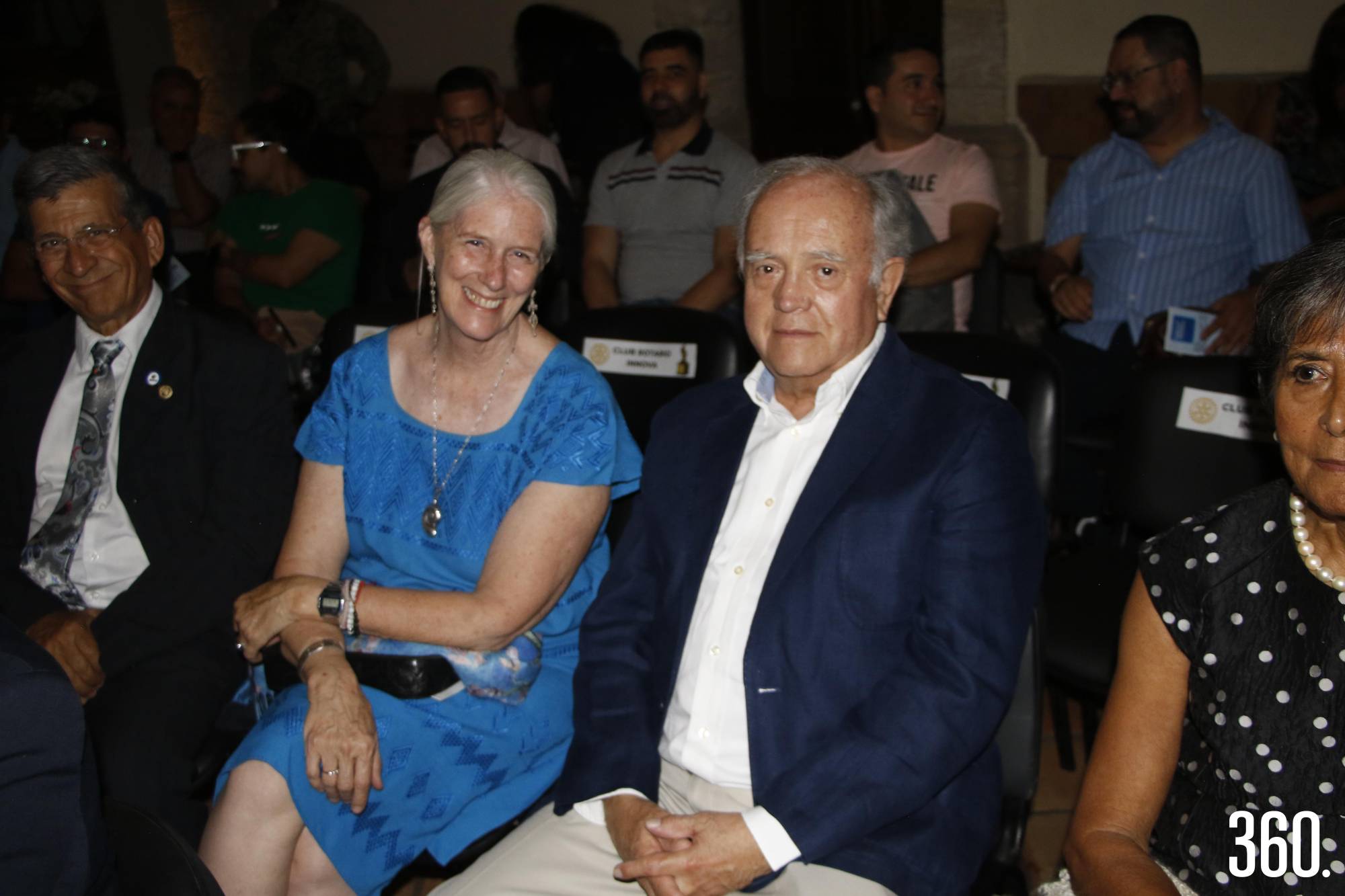 $!Rita Fishburn y Carlos Schwetzer.