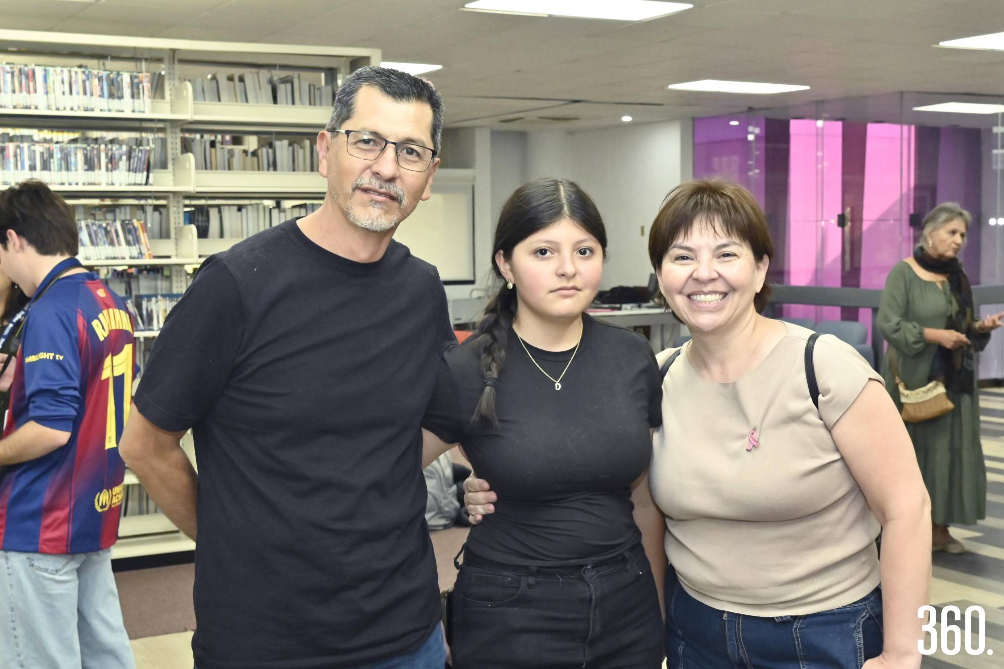 $!Javier y Daniela Gómez y Natalia Sánchez.