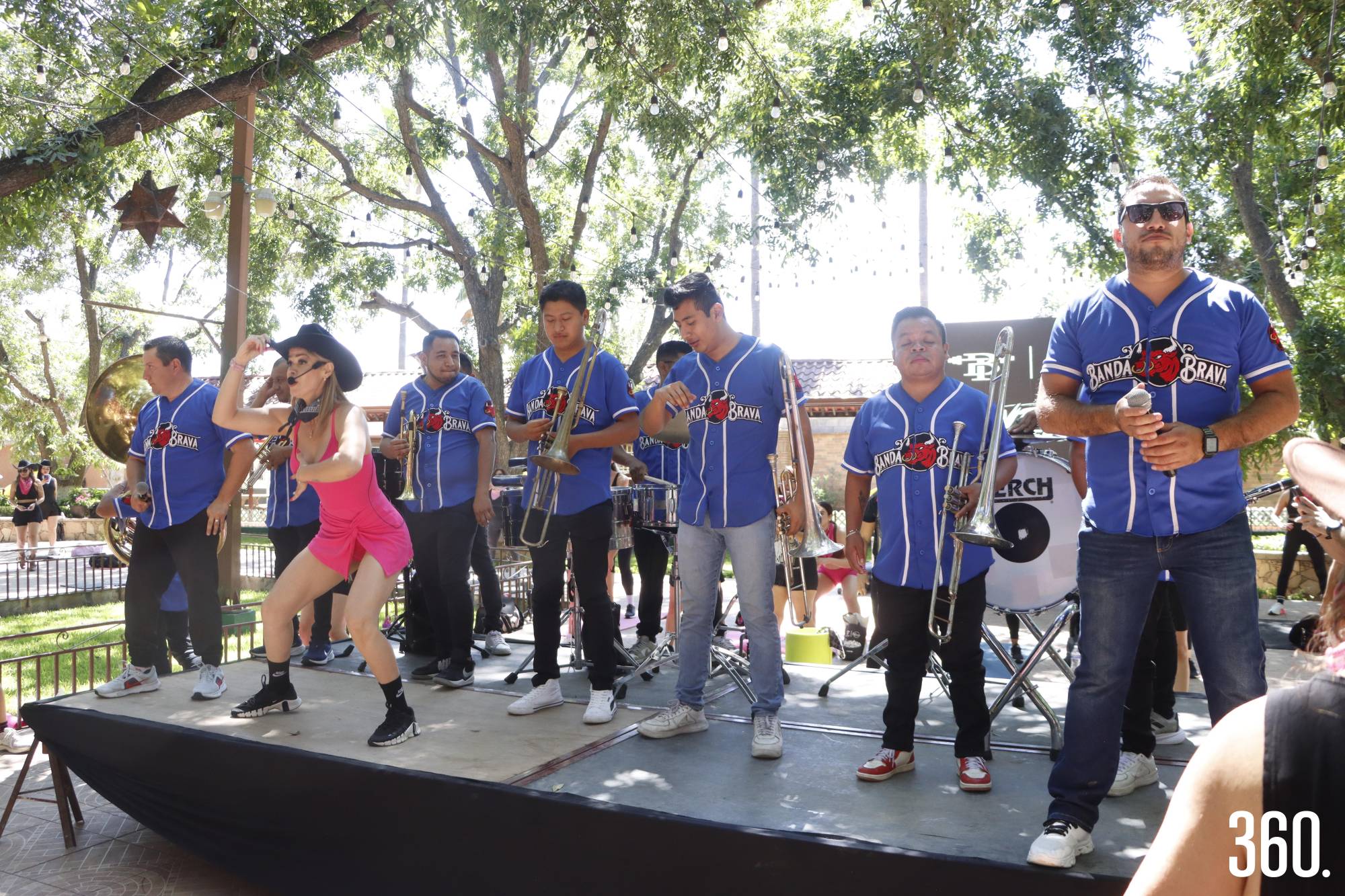 $!Banda Brava amenizando el evento.