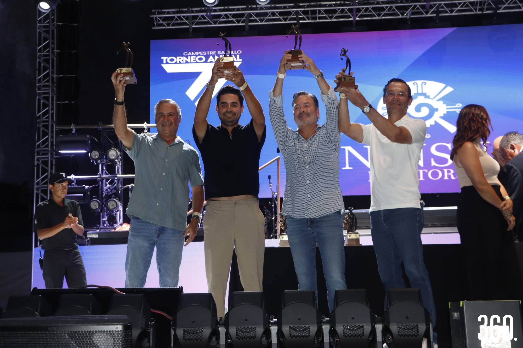 $!Óscar López, Eduardo Gil, Mauricio Montenegro y Alfredo López, Categoría A Varonil.