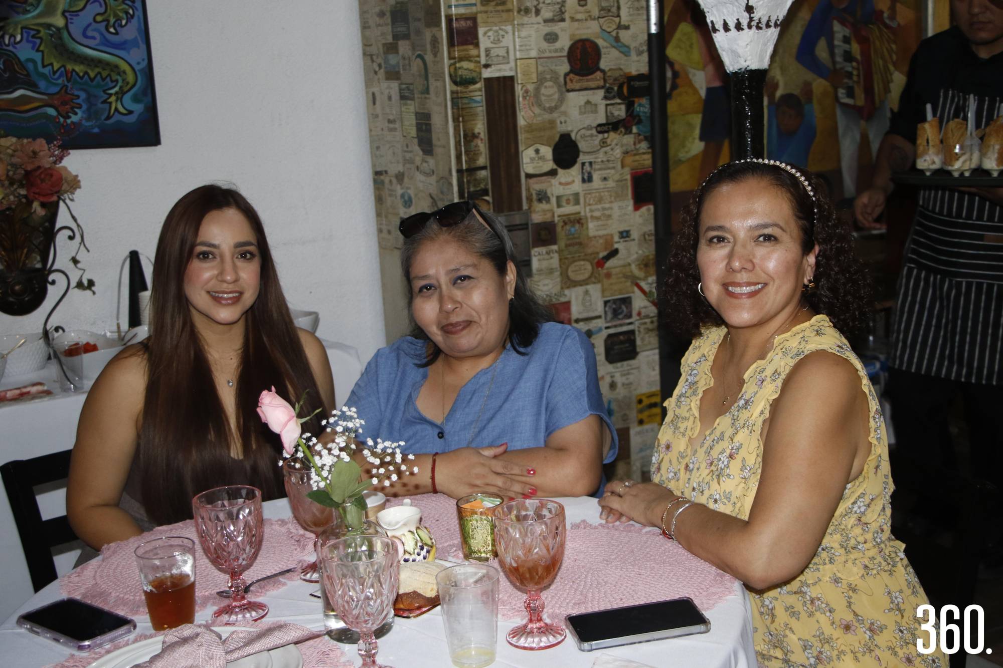 $!Keny Fernández, Bely Ramírez y Cecy García.