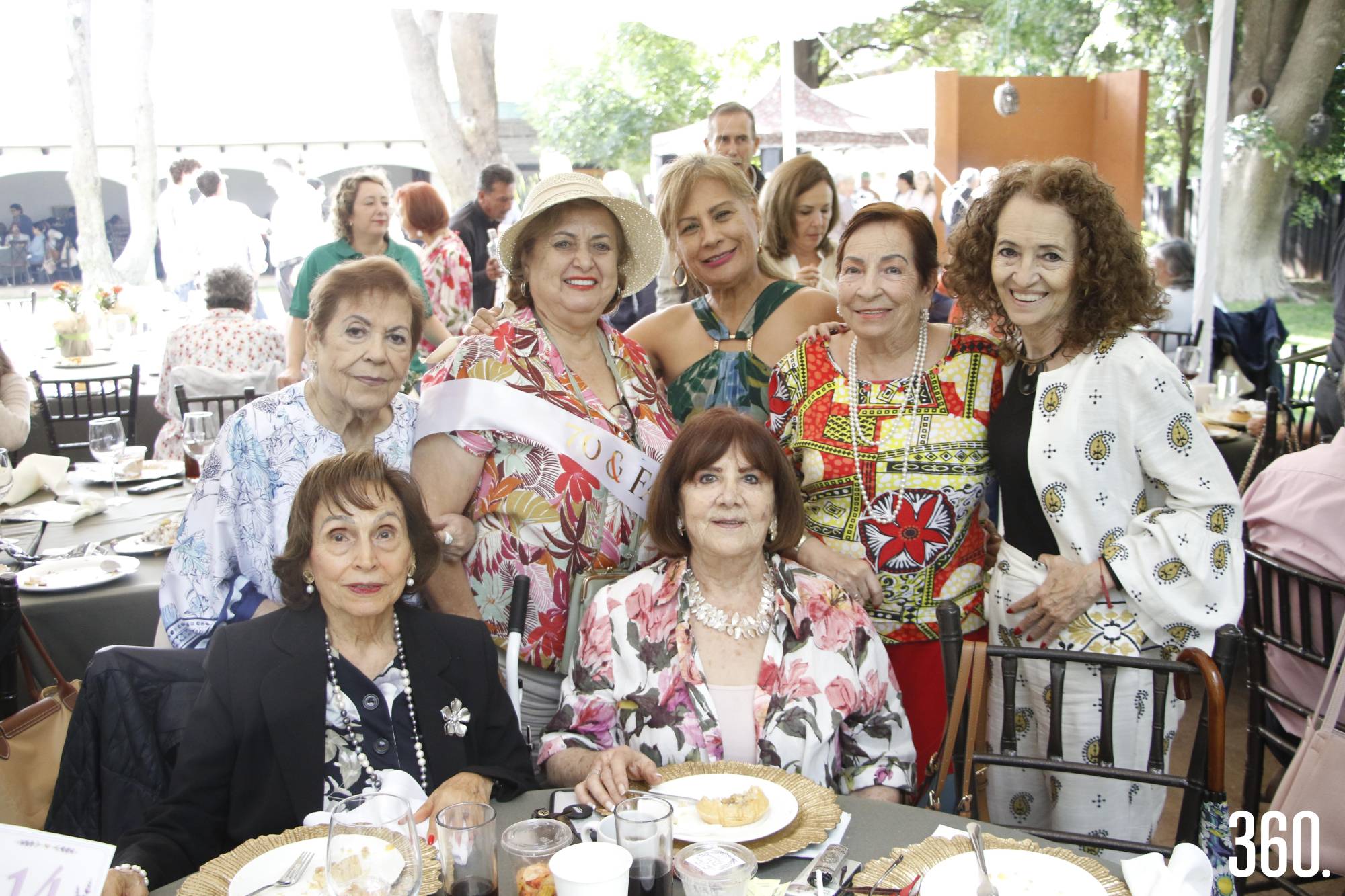 $!Lupita Orellana, Pita Dewey, Juanita Gámez, Lupita Dávila, Paty Anda, Emma Alicia Trejo y Ada Piccini.
