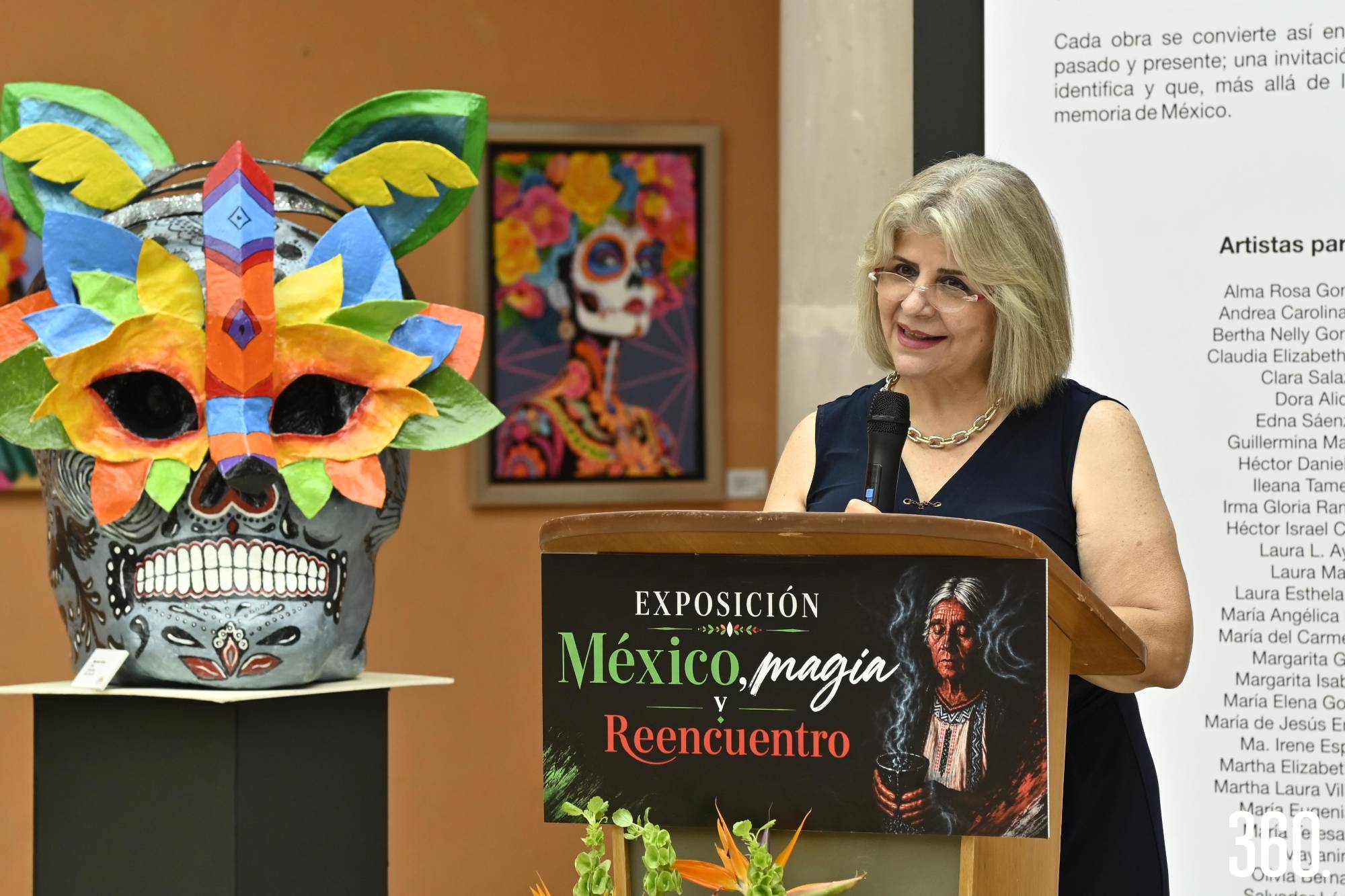 $!Clara Salazar Garza, actual presidenta de la Asociación Plástica de Monterrey.