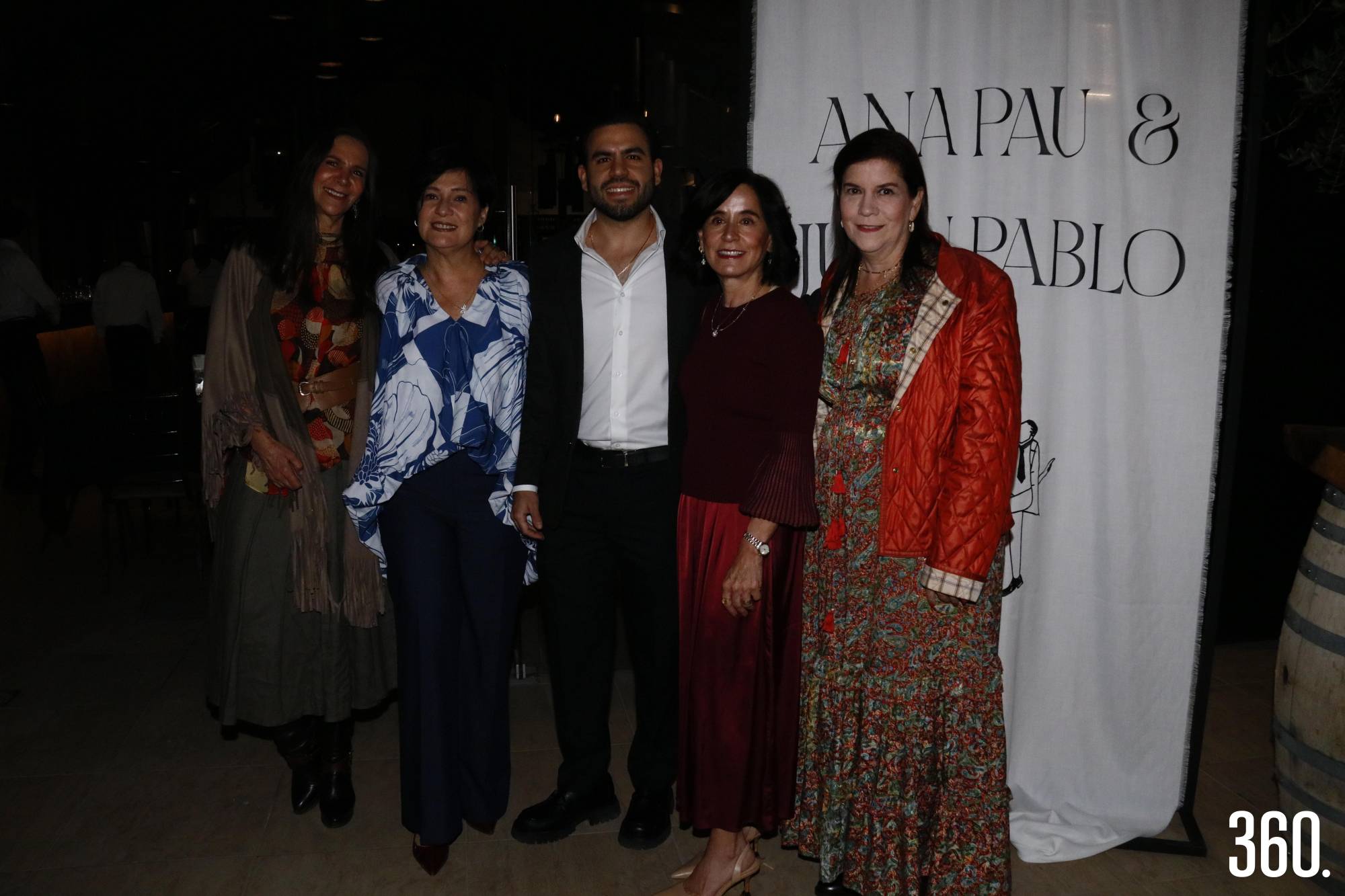 $!Ivette López Sroor, Bárbara Rojas, Juan Pablo Noble, Nany Ornelas y Ceci López Sisniega.