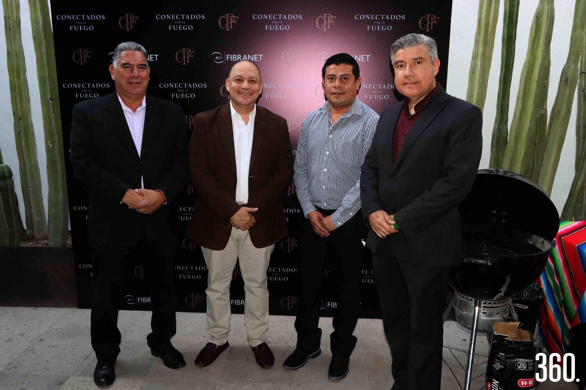 $!Fernando Ayala, Hugo Amezcua director de Producto, Iván Rodríguez y Arturo Sevilla director comercial.