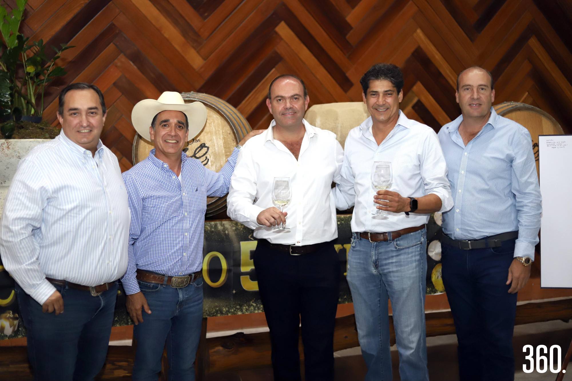 $!Eduardo Cárdenas, Arturo Aguirre, Arturo Mendel, Jorge Iga y David Mendel.