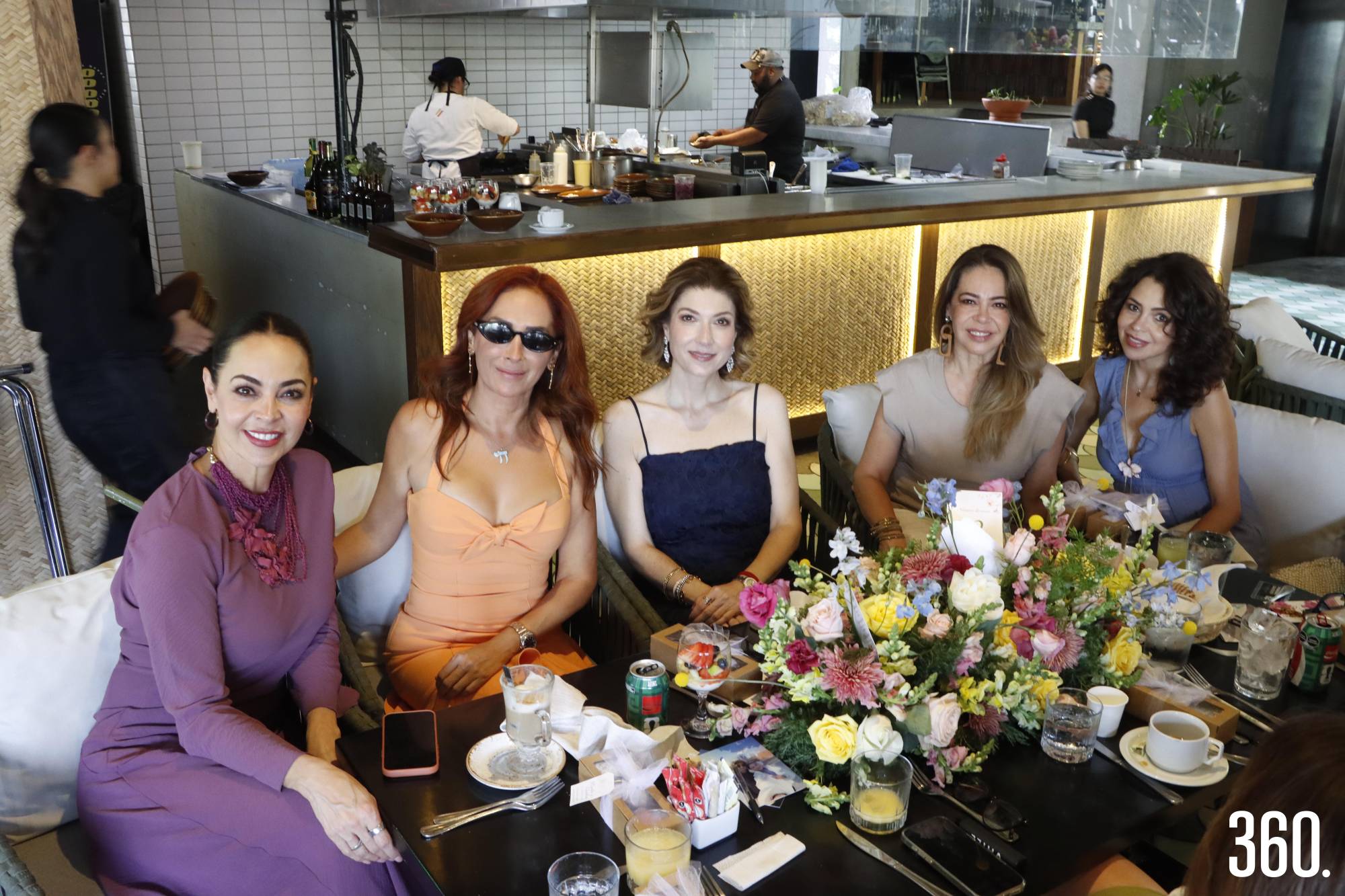 $!Laura Farías, Mónica Gómez, Vero Abramo, Claudia Farías y Norma Montemayor.