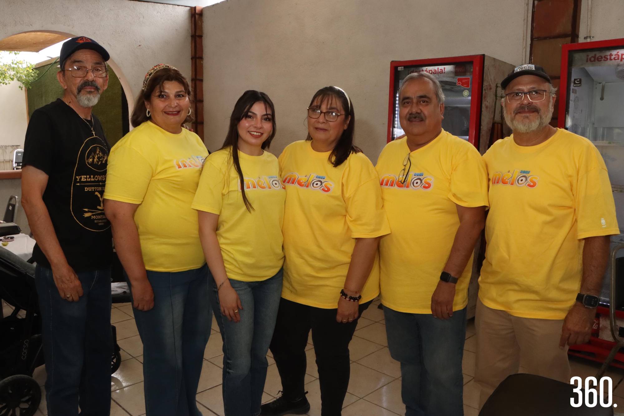 $!Carlos Ríos, Charis Melo, Aurora Ríos Melo, Luz María Melo, Carlos Orozco y Jaime Narváez.