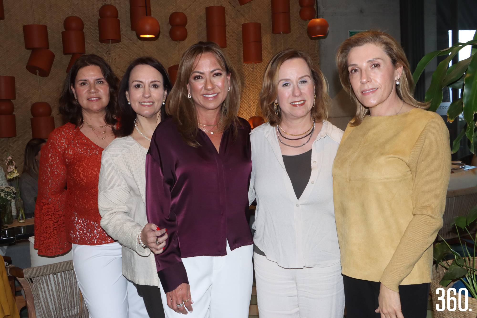 $!Pilar Fanti, Adriana Valdés, Linda Berchelmann, Liana Dávila de Saro y Malena Mendel de Mejía.