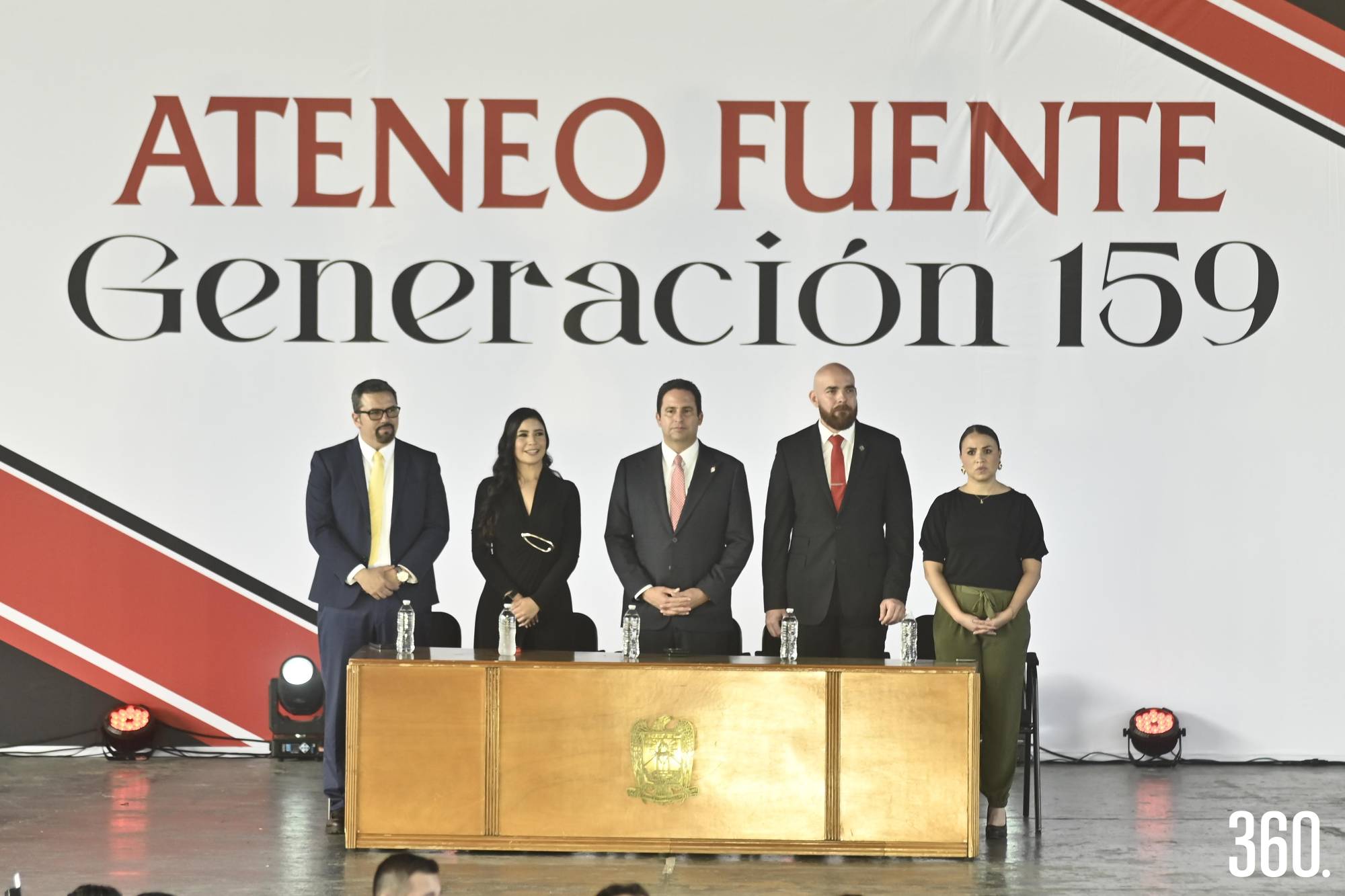 $!Ignacio Castillo, Nayely Mery, Javier Díaz González, Josué Garza Carrales y Cynthia Galván.