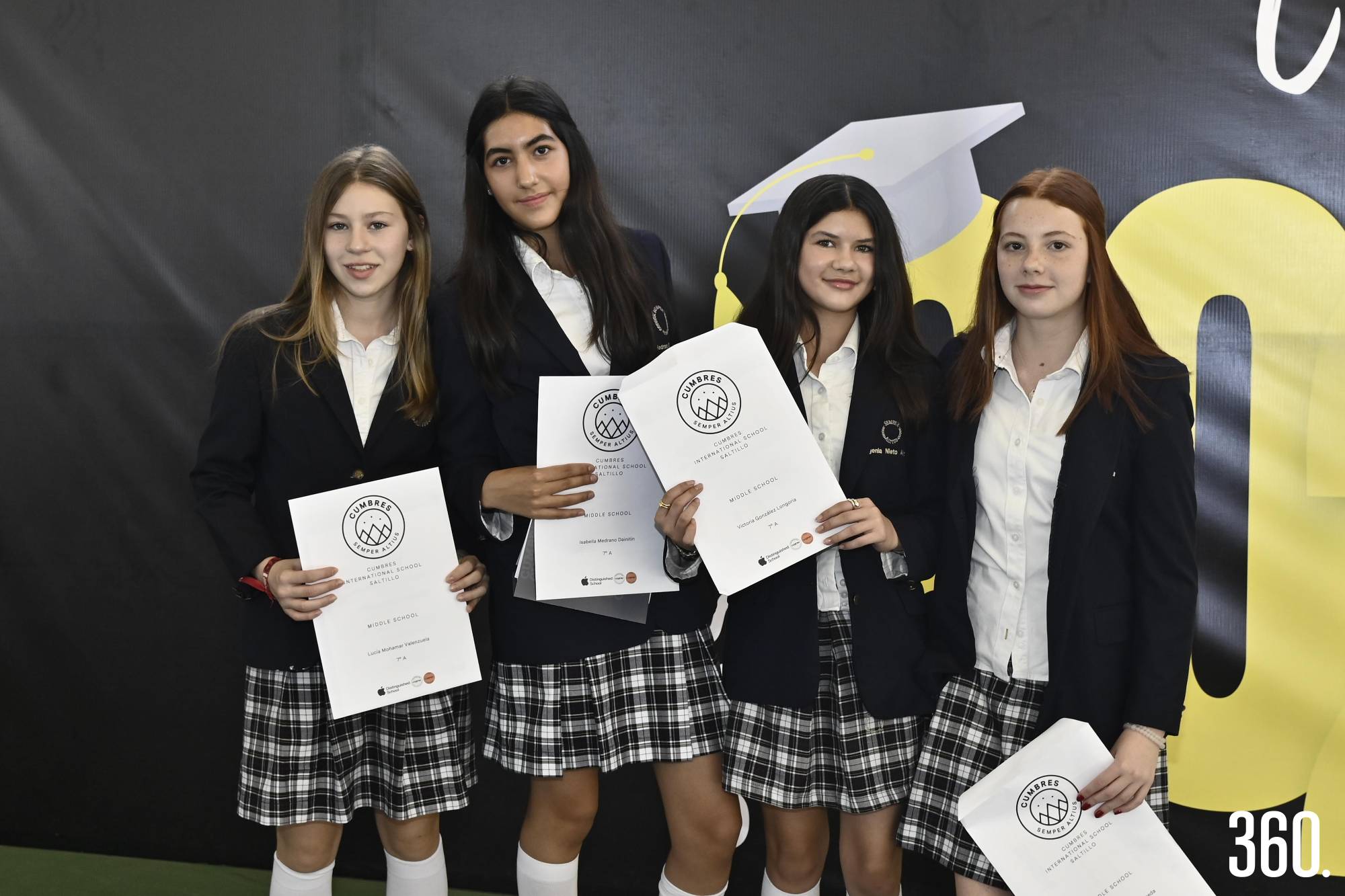 $!Lucía Mohamar, Isabella Medrano, Victoria González y María Barbara José.