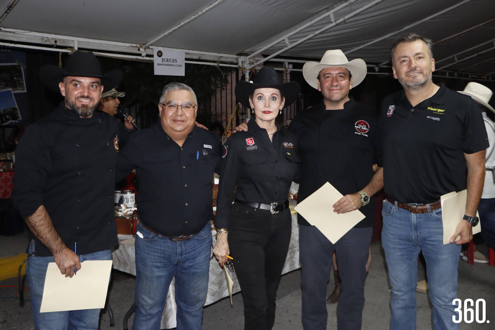 $!Adolfo Soto, Alfonso López, Paty Lomelí, Jorge Padilla y Aarón Lara, jueces.