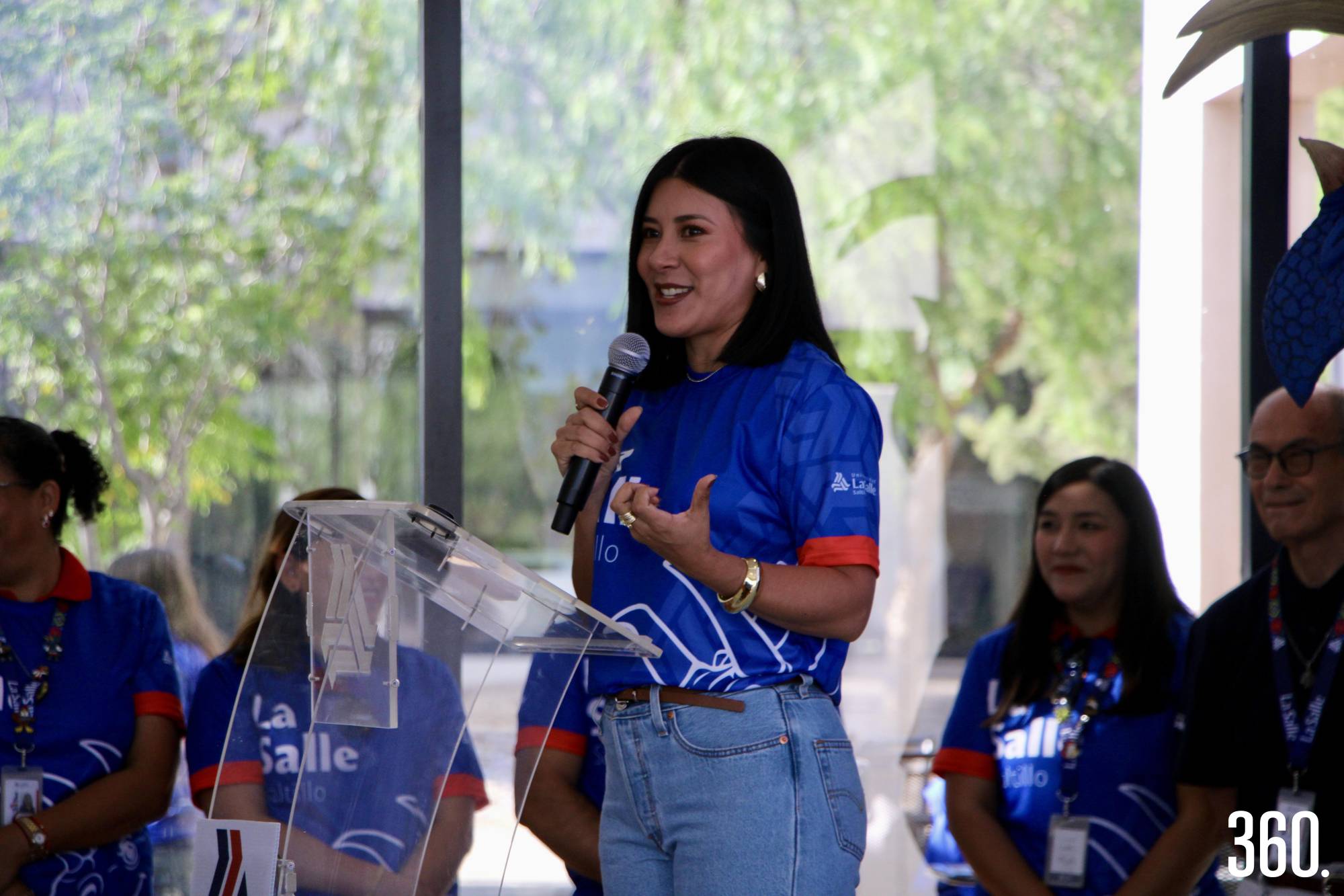 $!Palabras de Angélica Salinas, conductora del evento.
