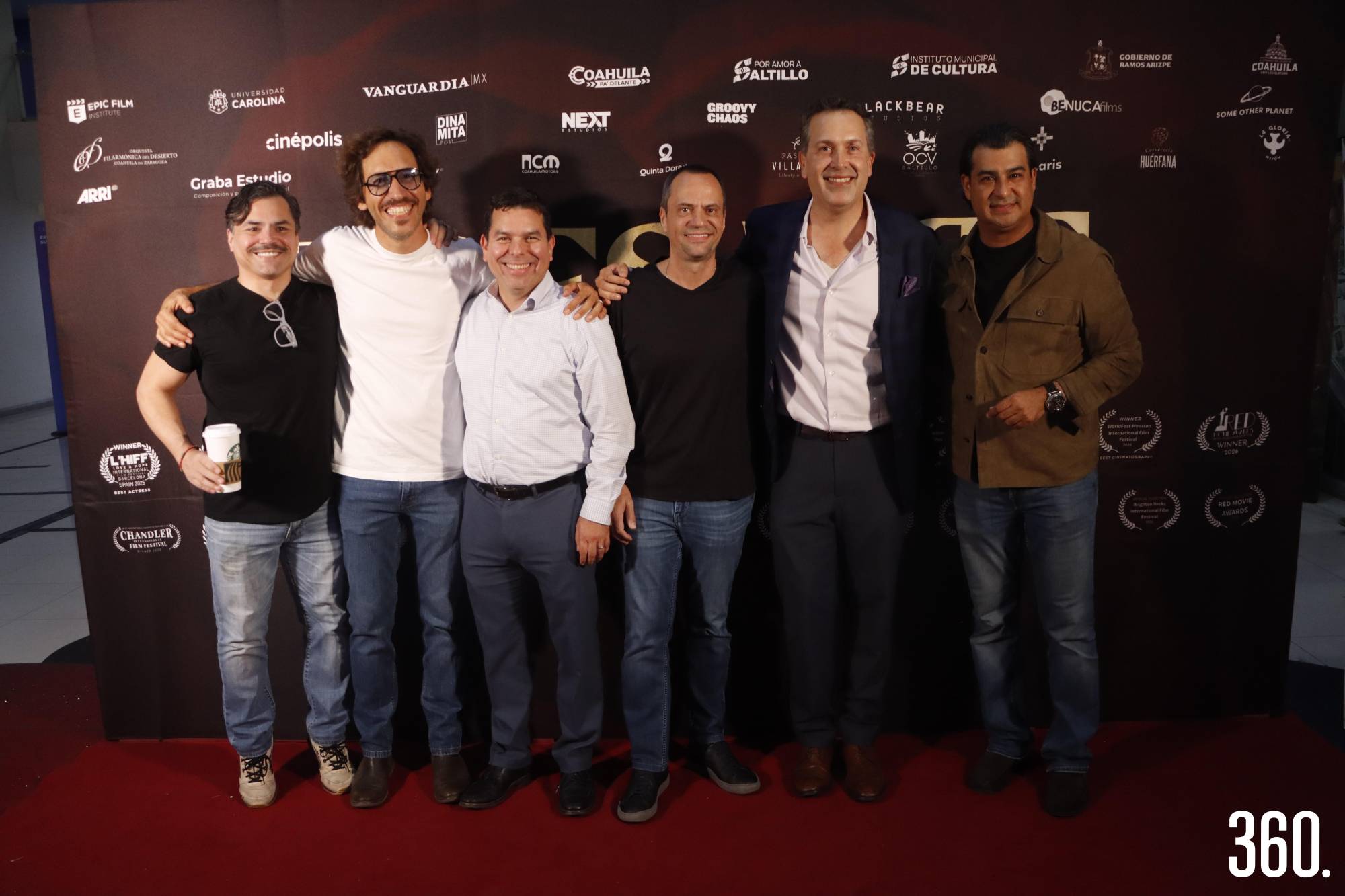 $!Pato Serna, Luis Álvarez, Eugenio Escamilla, Diego Veiga, Armando Castilla y Carlos Núñez.