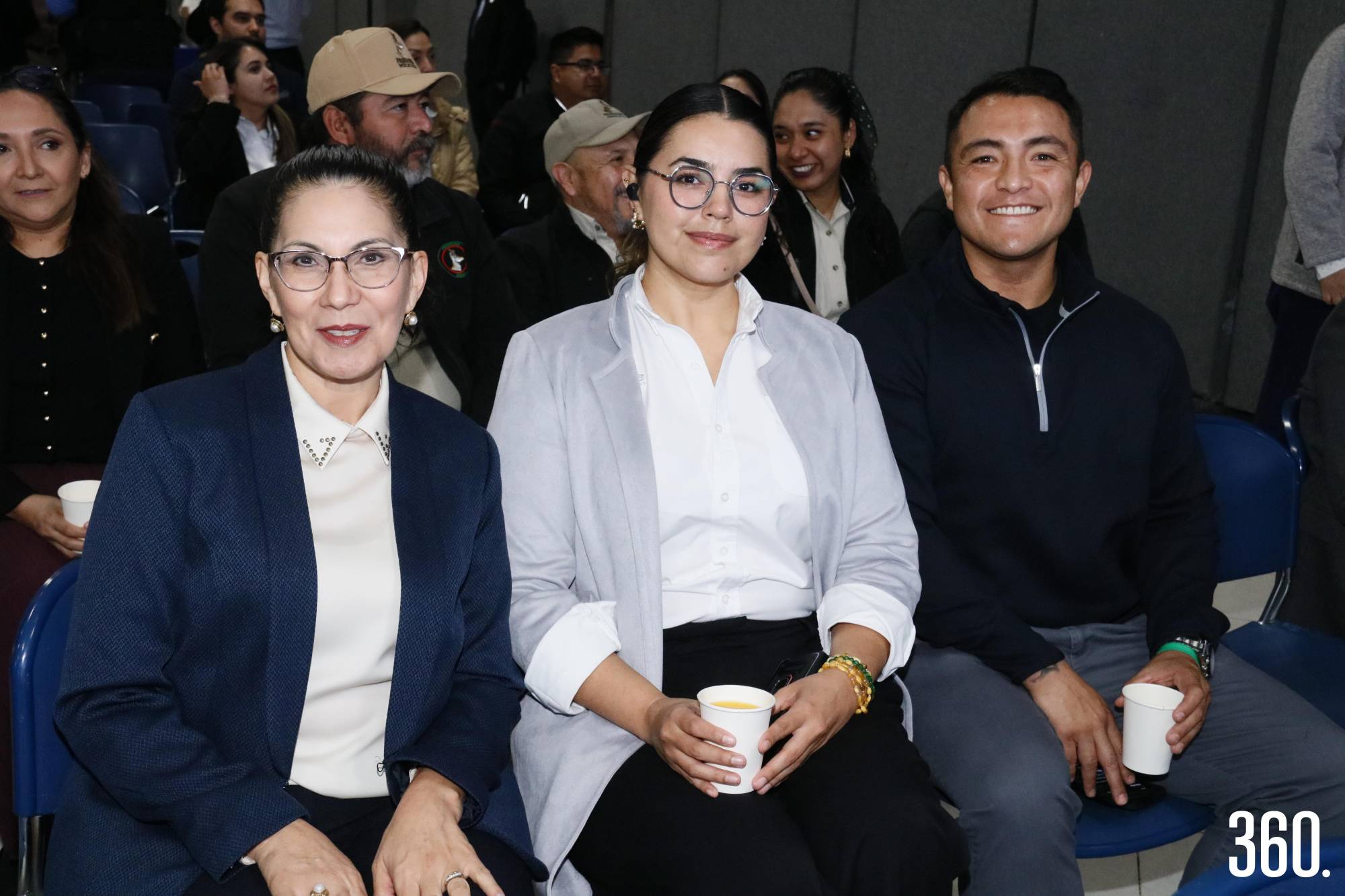 $!Imara Enríquez de AOC México, Diana Villar y Hugo García de NMTS.