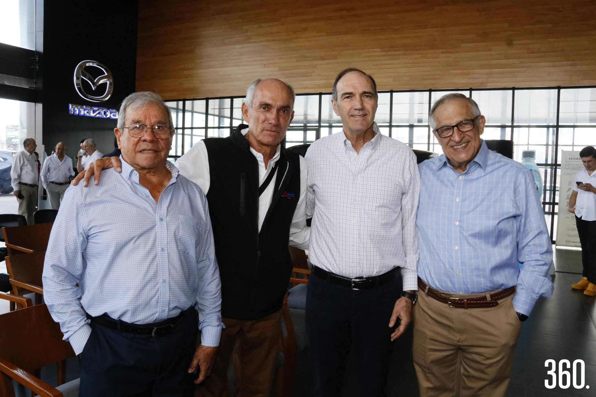 $!Juan Antonio Vázquez, Jesús de las Fuentes, Sergio Pérez y Carlos Mery Milán.