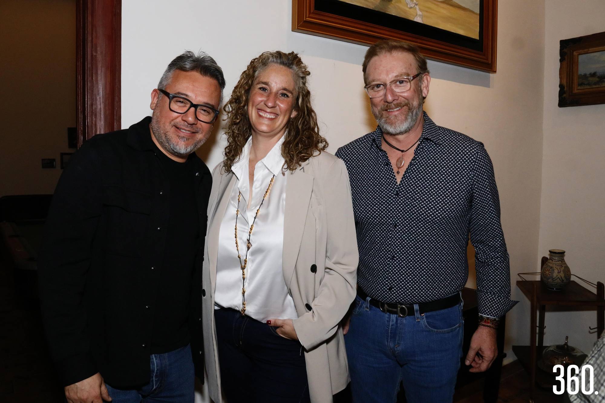 $!Gabriel Ramos, Rita Elena Garza Fishburn y Luis Miguel Dorador.