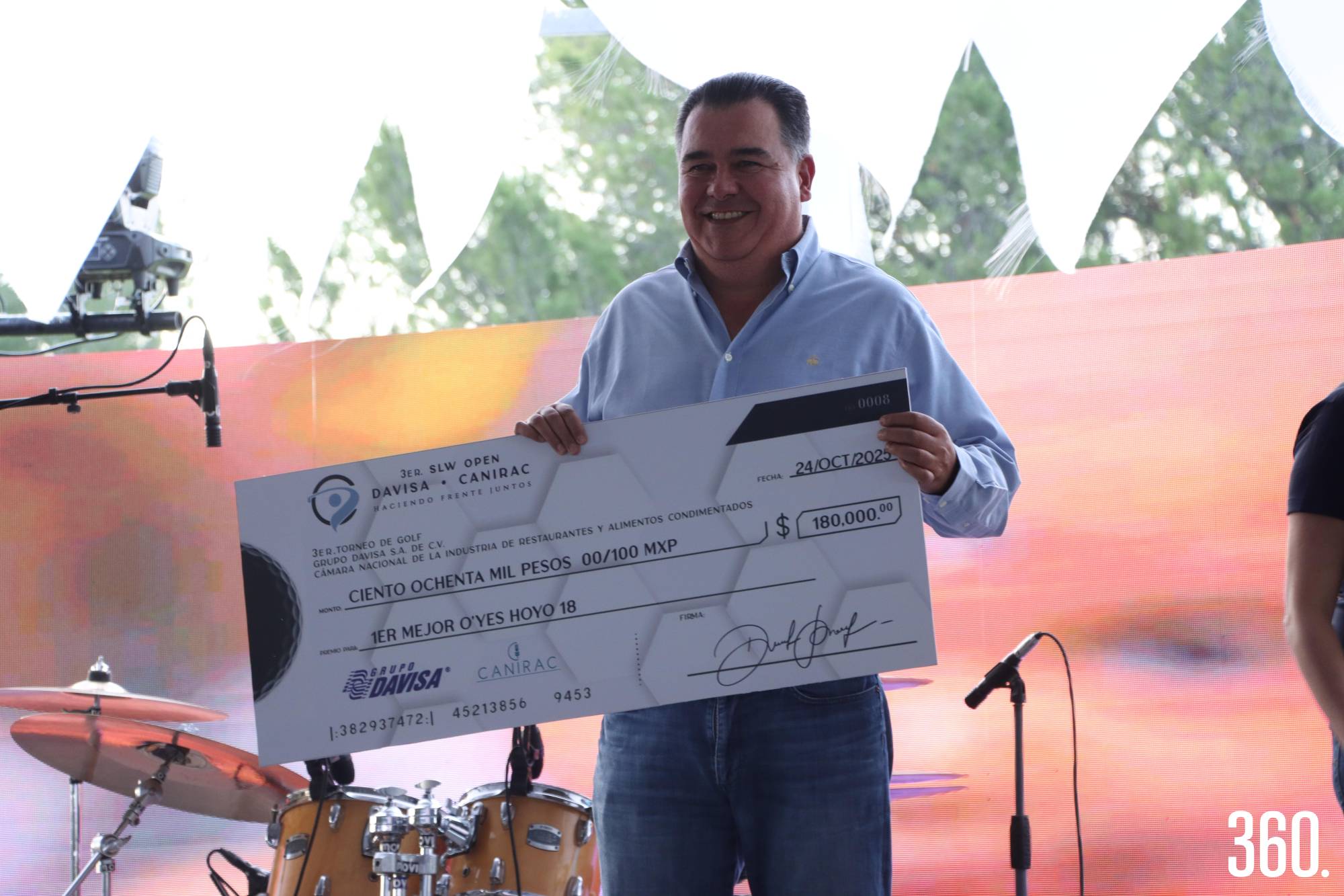 $!Oscar Valdés, 1er lugar O’Yes Hoyo 18.