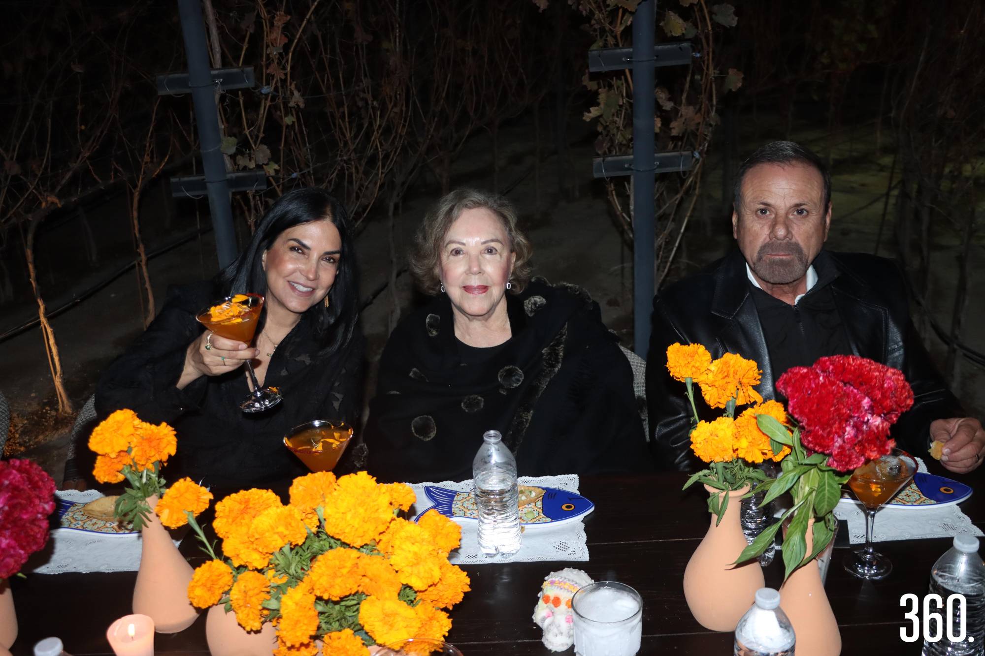 $!Nona Salinas, Lupitina Valdés de Salinas y Luis Horacio Salinas.