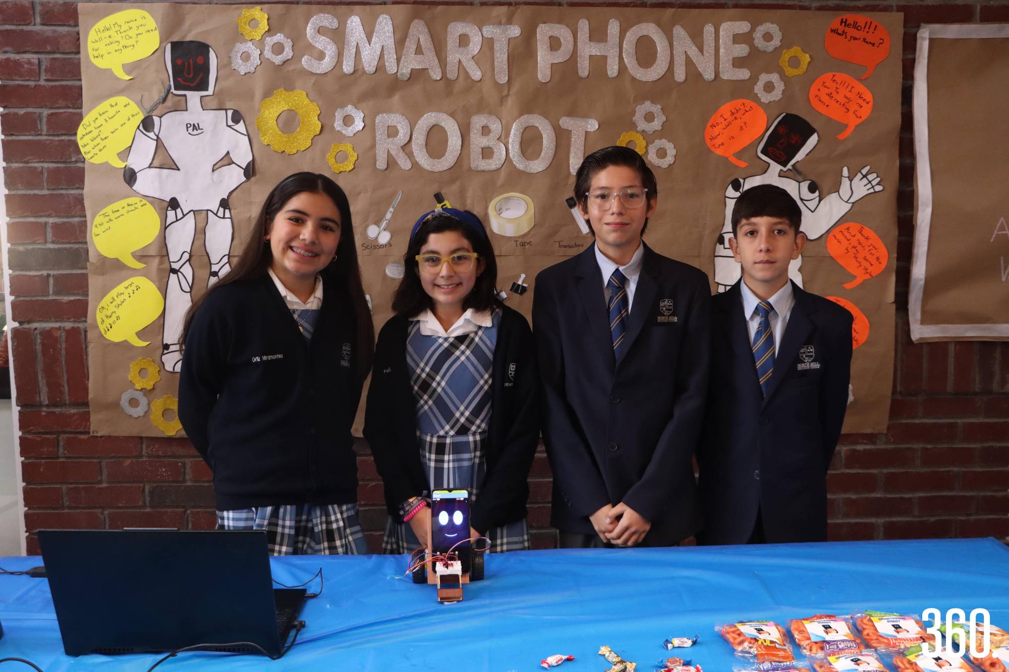 $!Emma Sofía Ortiz, Raquel Peña, Bastian González y Jesús Santos.