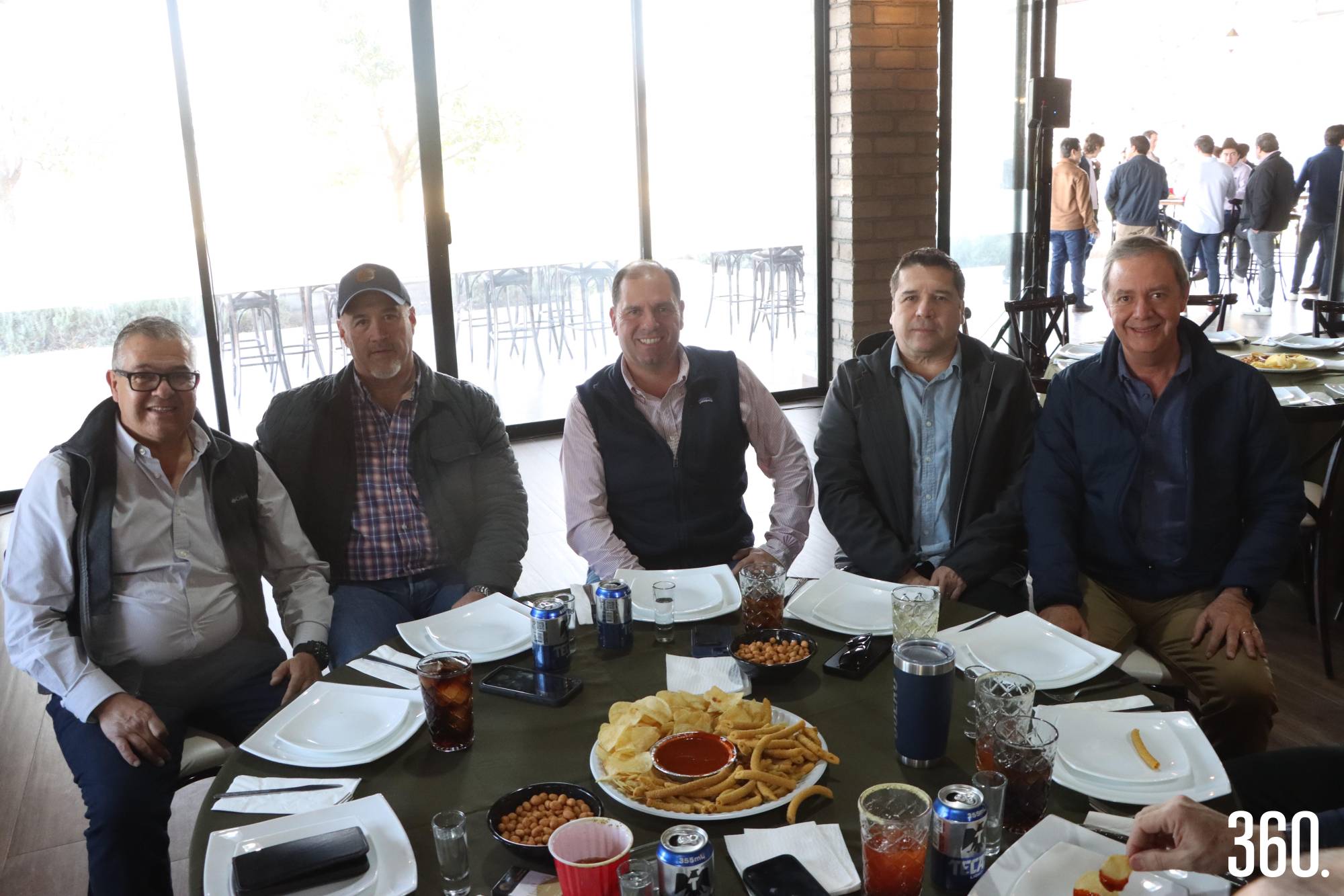 $!Polo Canales, Héctor Rodríguez, Jorge López, José Villarreal y Herminio Rodríguez.