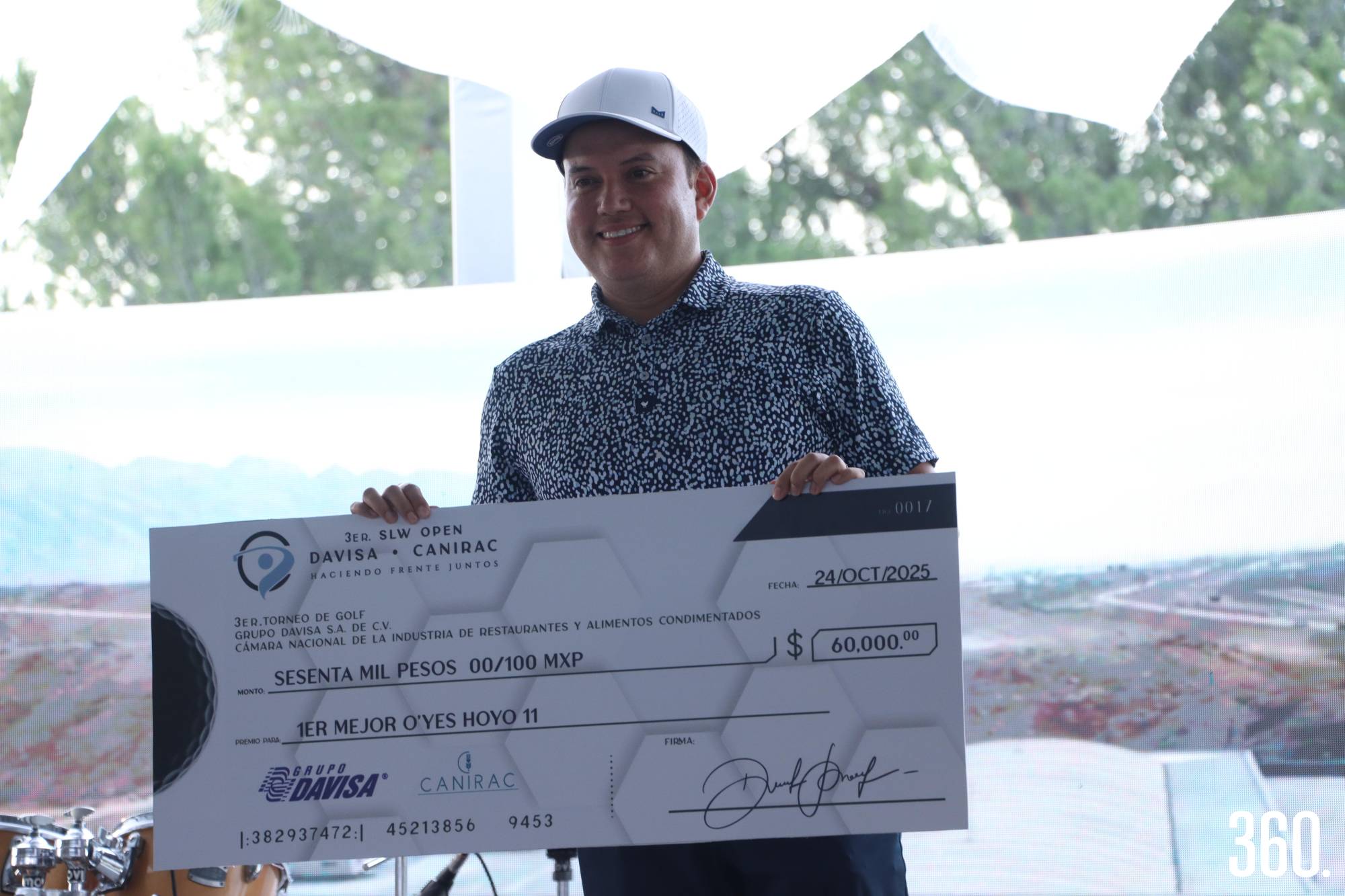 $!Roberto Rendón, 1er lugar O’Yes Hoyo 11.