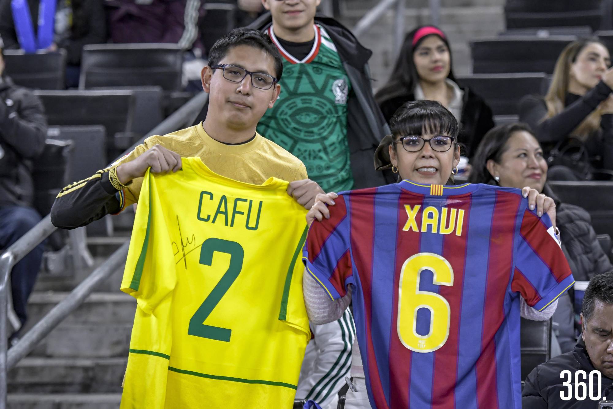 $!Y llevaron las camiseta de sus ídolos.