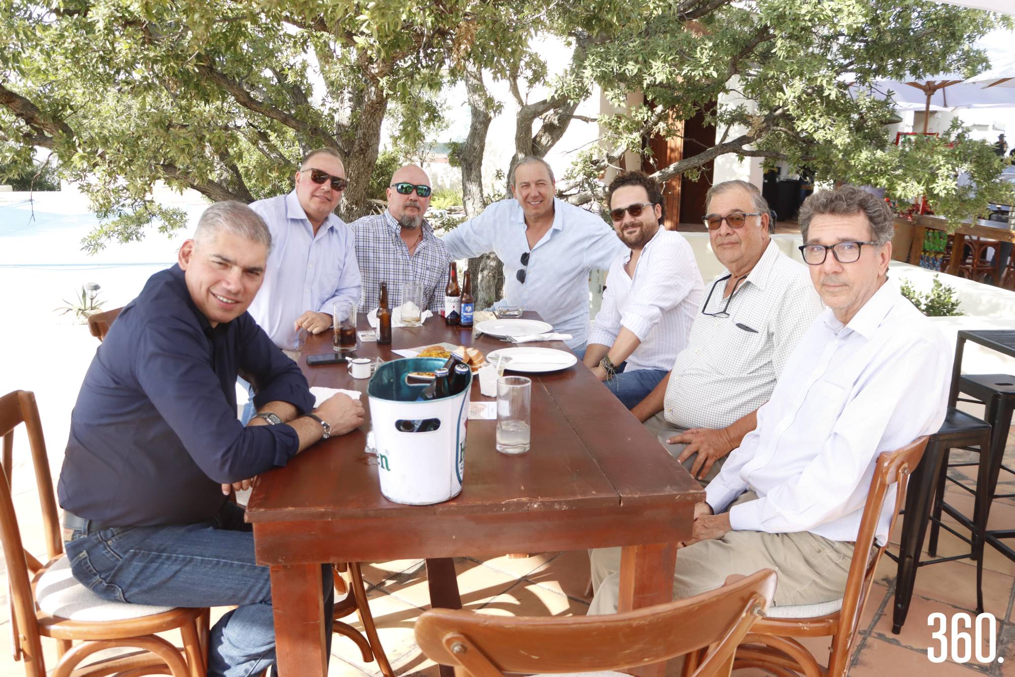 $!Rafael de la Garza, Franch Valdés, Lito Gentiloni, Toño Valdés, Poncho Domene, Armando Farías y Enrique Guerra.