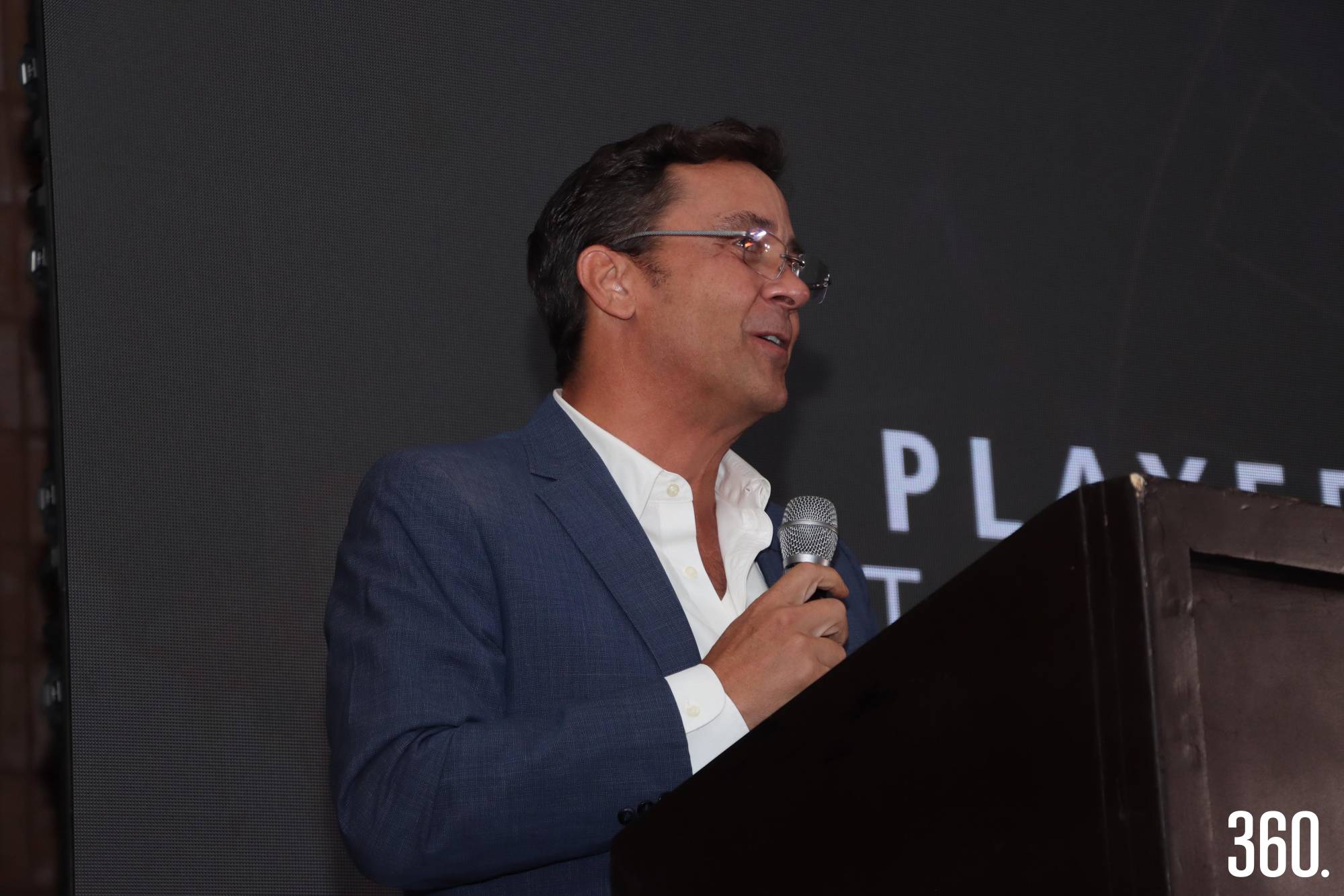 $!Juan Carlos Guerra dando unas palabras.