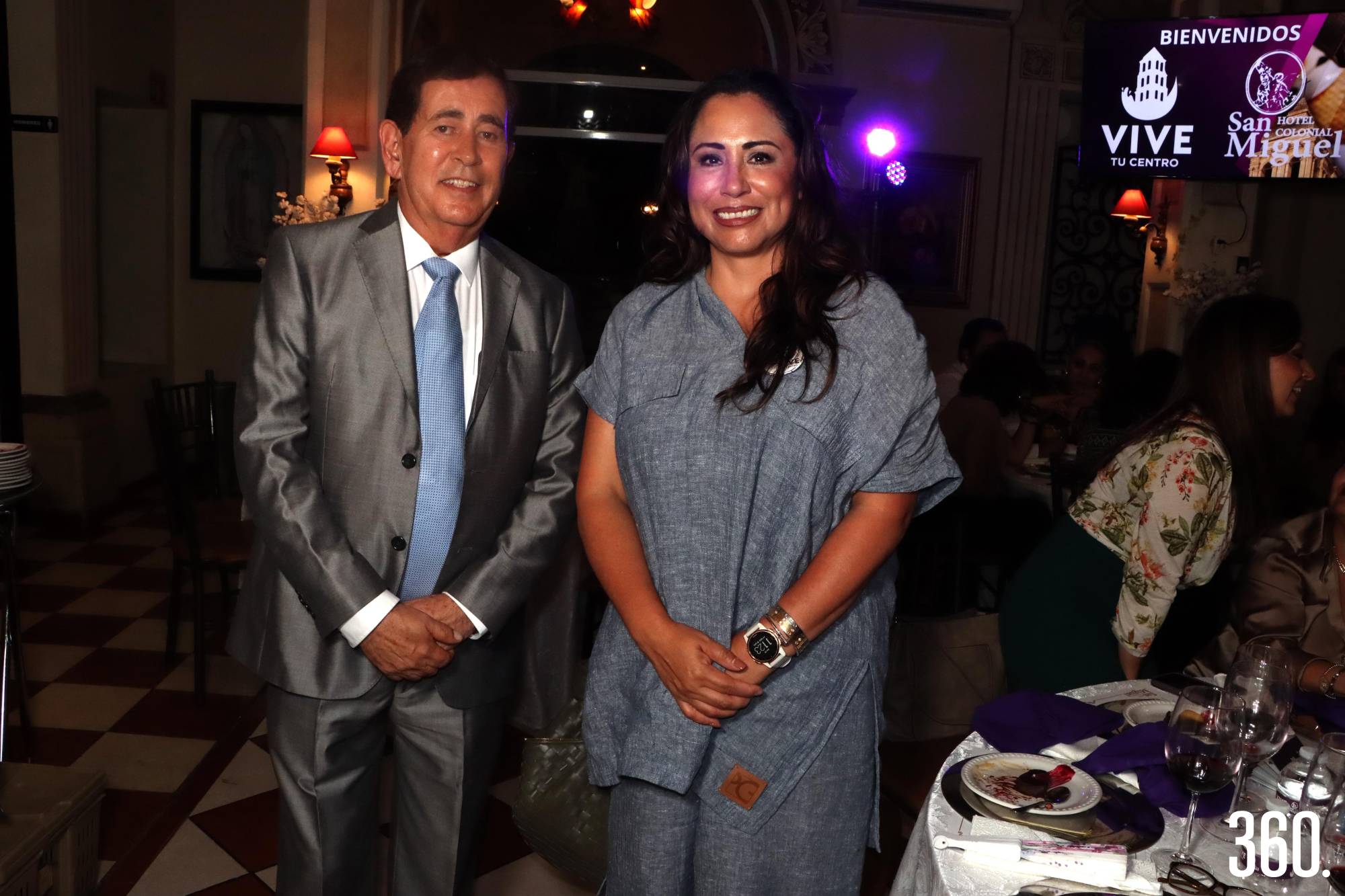 $!David Valdés y Lupita Mandujano.