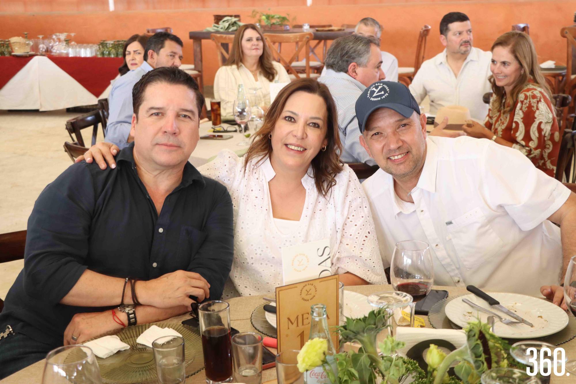 $!Pepetoño Villarreal, Claudia Marruffo y Rafael Ayala.