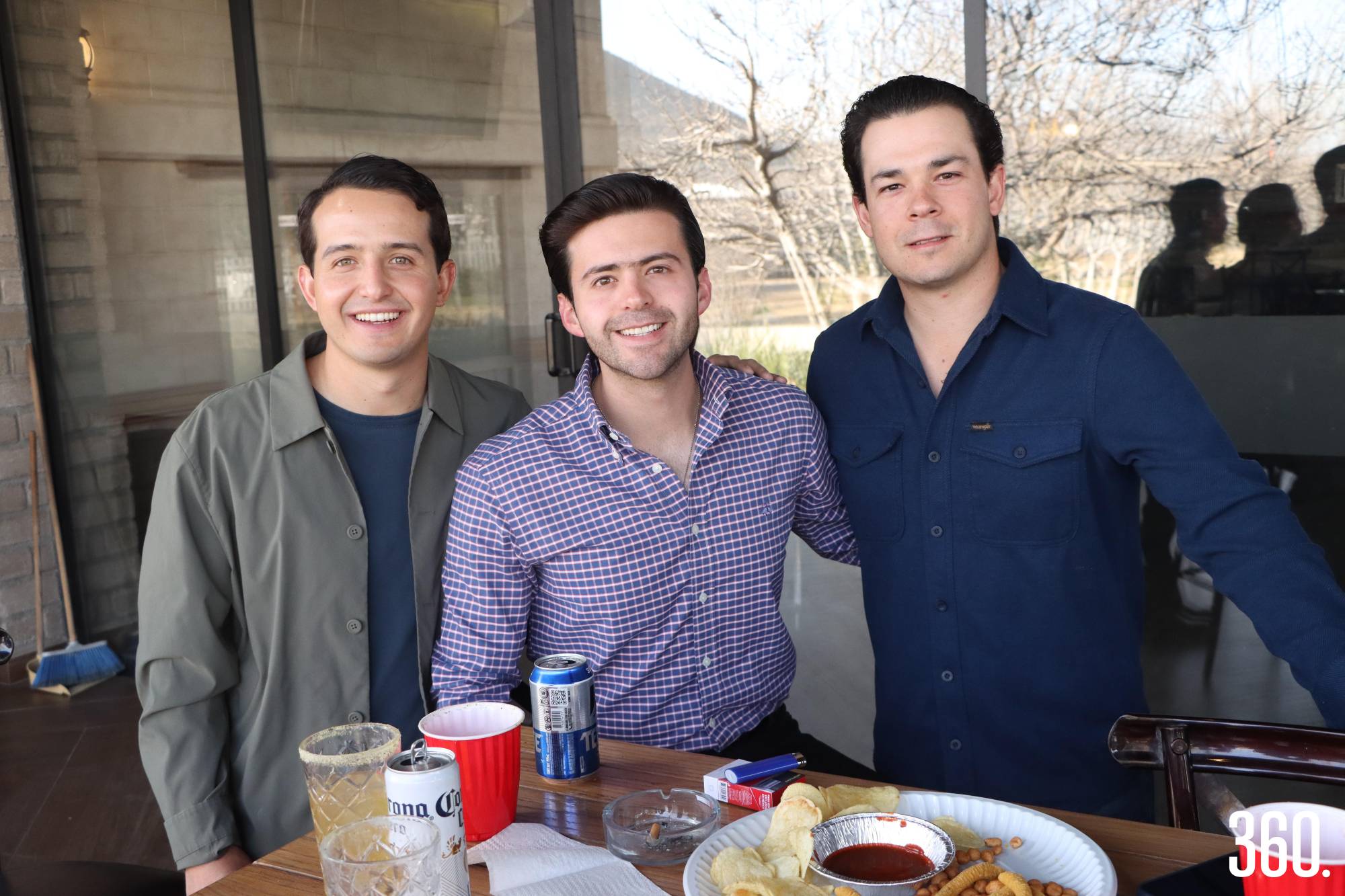 $!Rodrigo Valdés, Salvador Flores y Gabriel Villarreal.