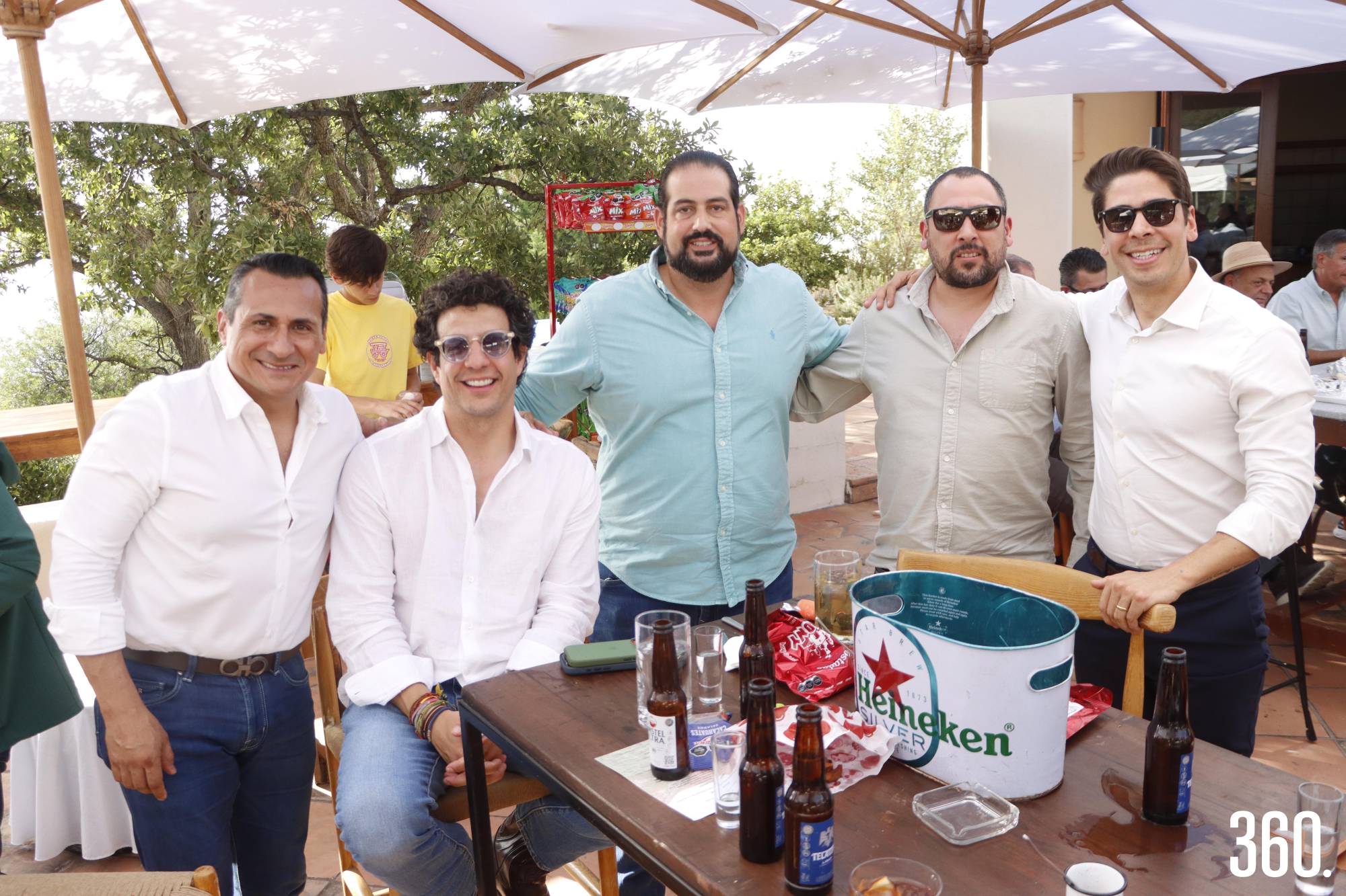 $!Edmundo Rivero, Pablo Aguilar, Emilio Tamargo, Alfonso Zurita y Andrés Valenzuela.