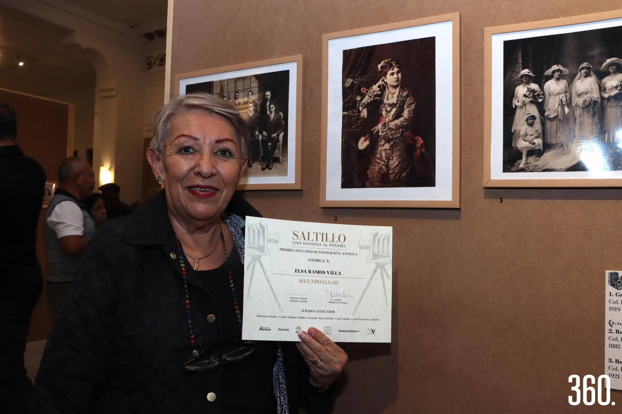 $!Elsa Ramos Villa ganadora del segundo lugar con el retrato de Gala Zertuche González tomada en 1885.