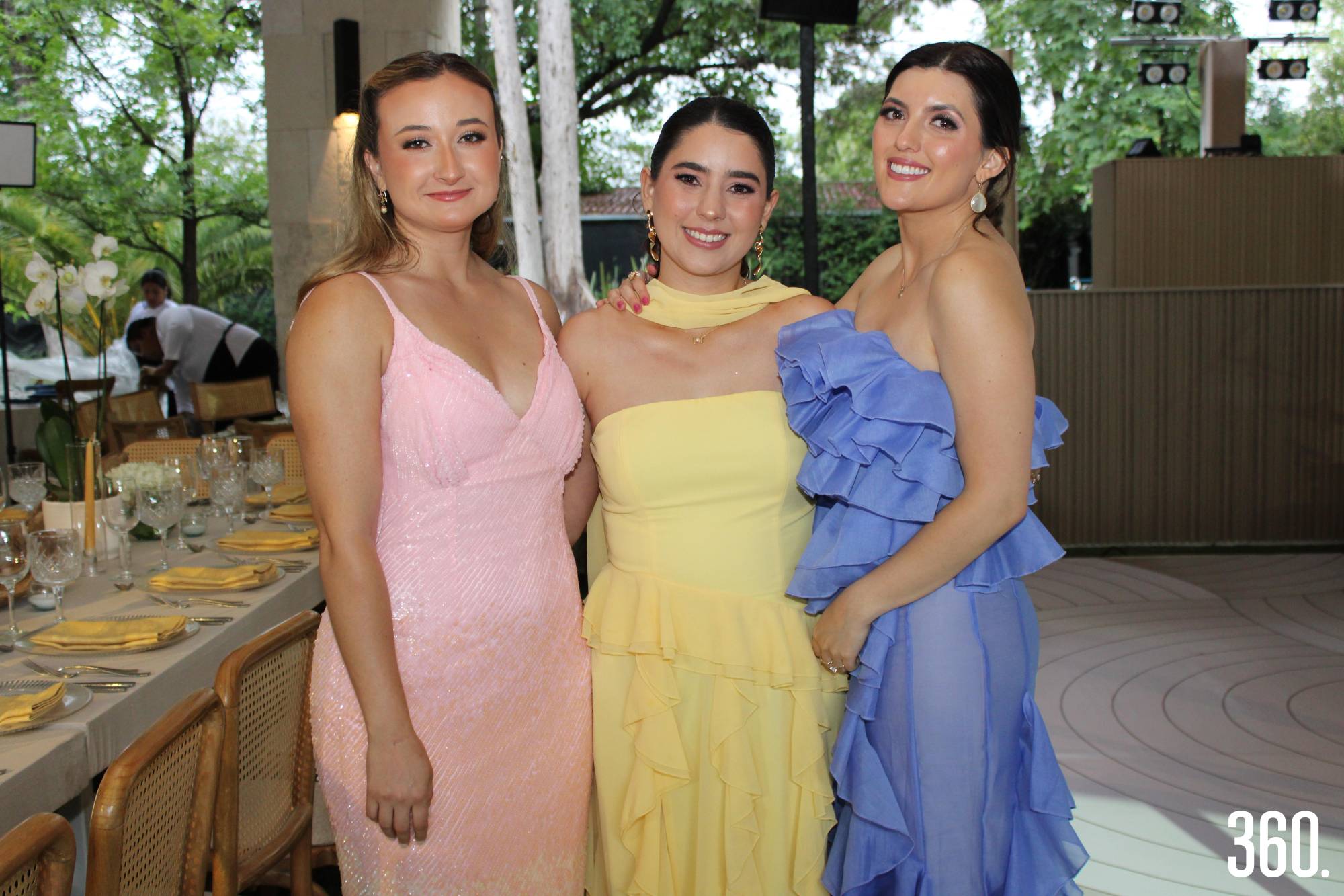 $!María Gabriela de la Garza, Claudia Latapí y Marcela Rodríguez.