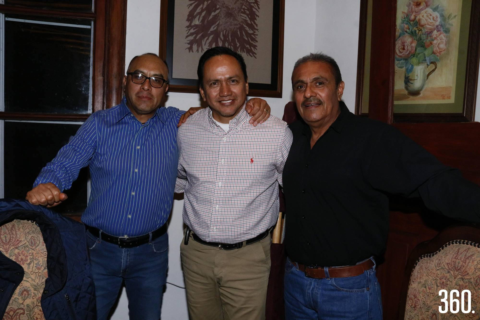 $!René Martínez, Osvaldo Fuentes y Omar Flores.