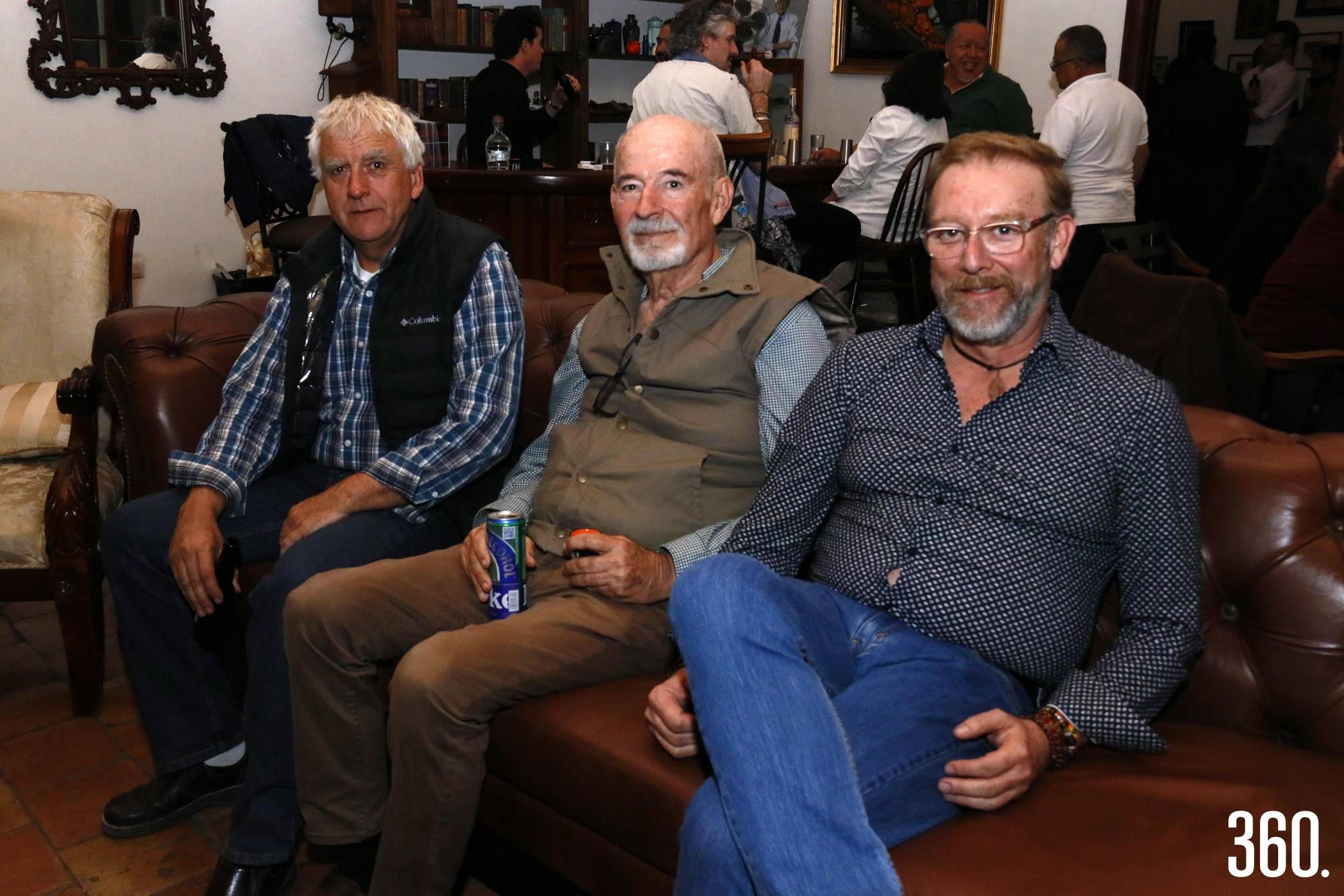 $!Laurent Panis, José Manuel Garza y Luis Miguel Dorador.