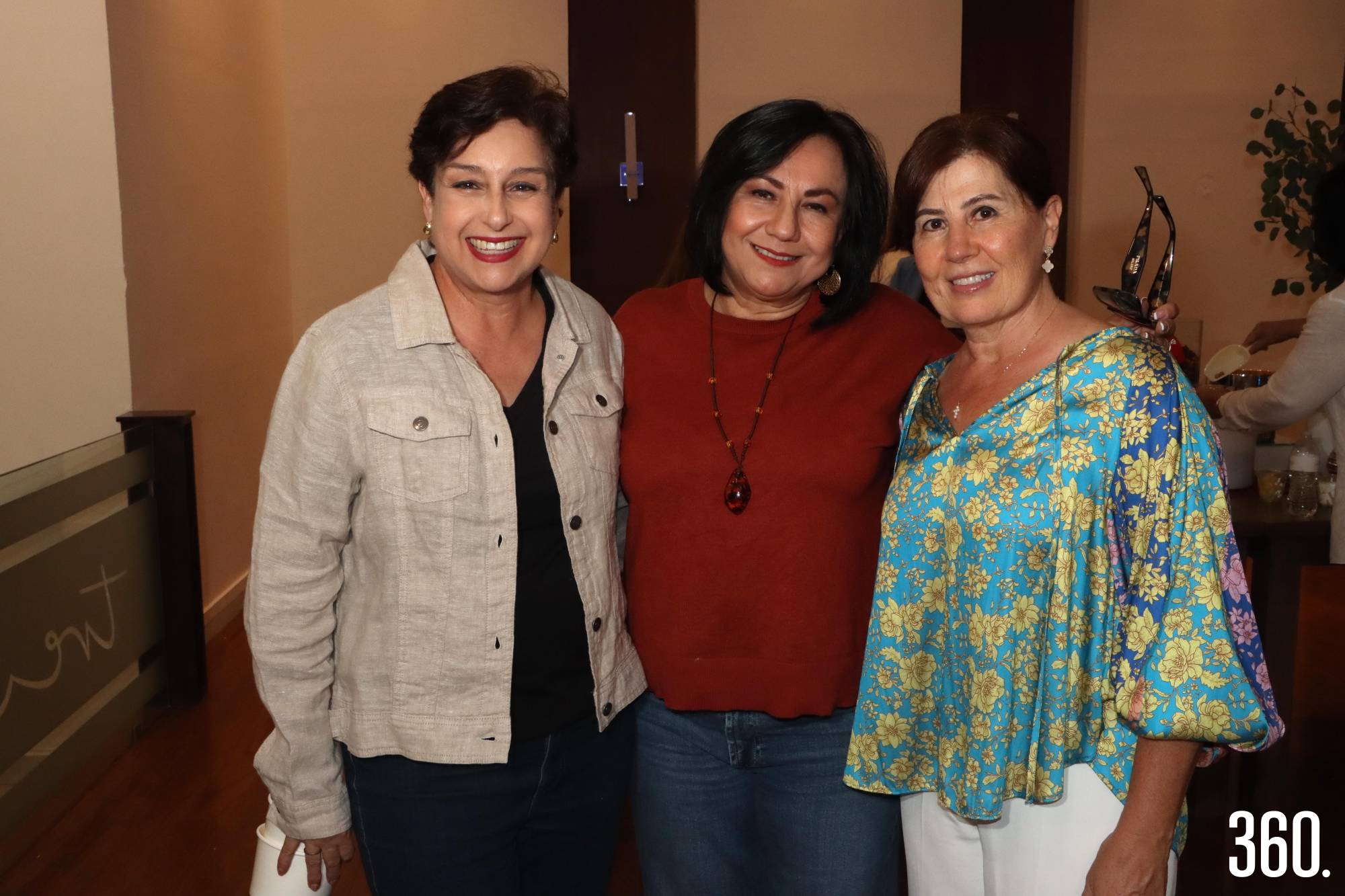 $!Adriana Flores, Martha Valdés y María Elena Arsuaga.