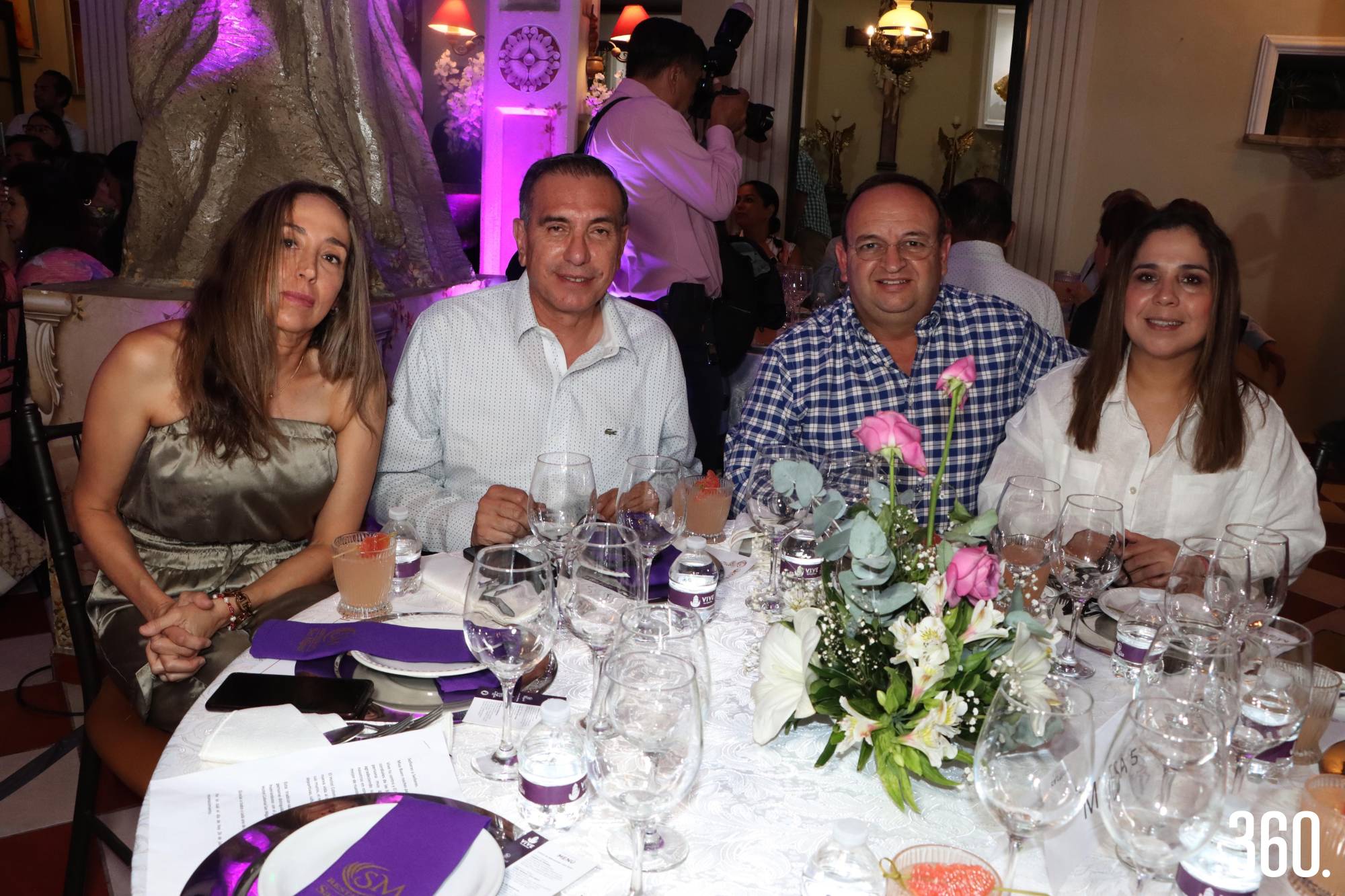 $!Rocío Arizpe, Juan José Yáñez, Sergio Castillo e Isela Farías.