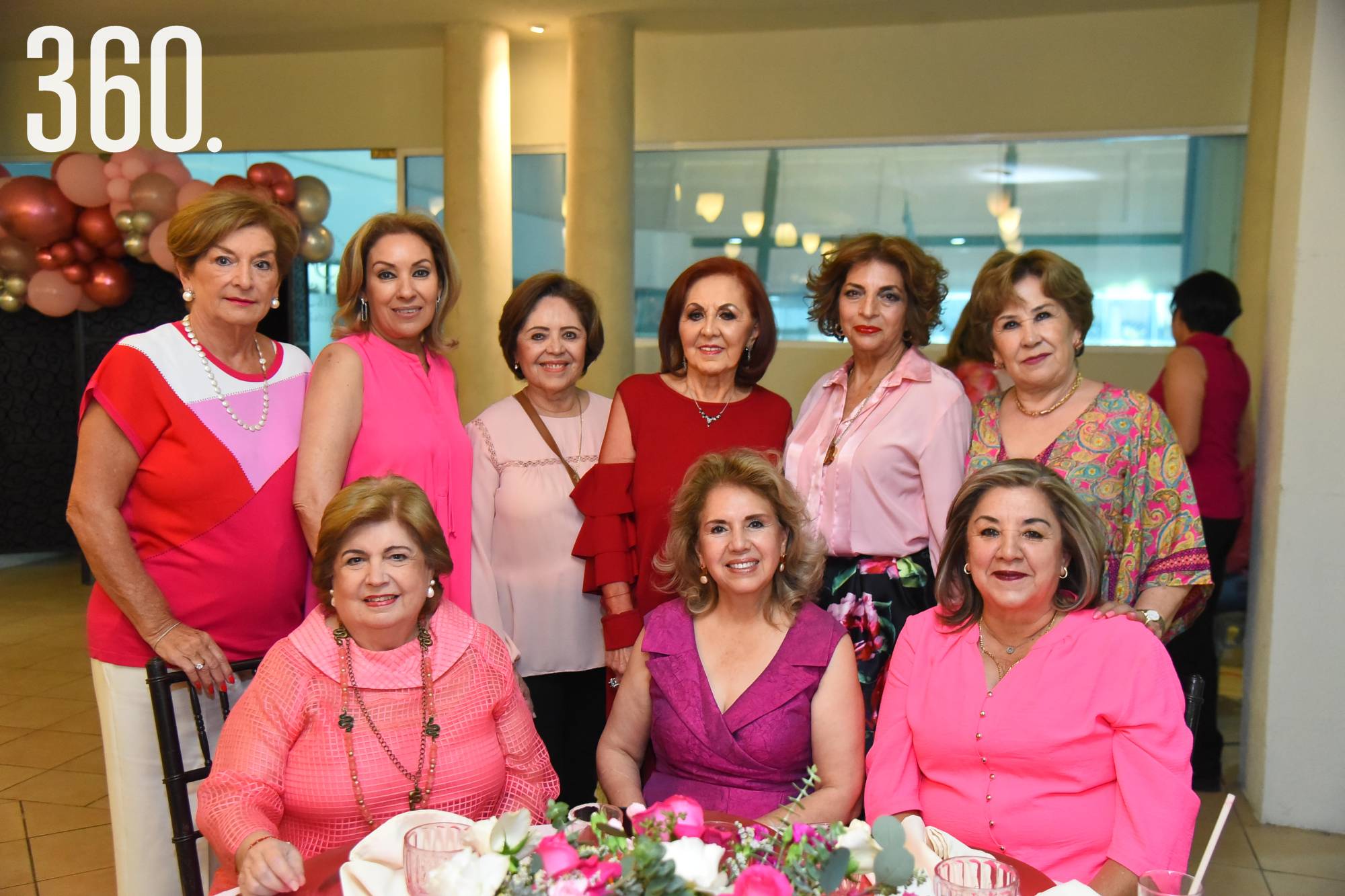 $!Lupita Villarreal, Tere Colunga, Olivia Baille, Norma Ambia, Nora Milera, María Eugenia Quintanilla, Lucila Ruiz y Juanita Medina acompañaron a Lupita en su festejo.