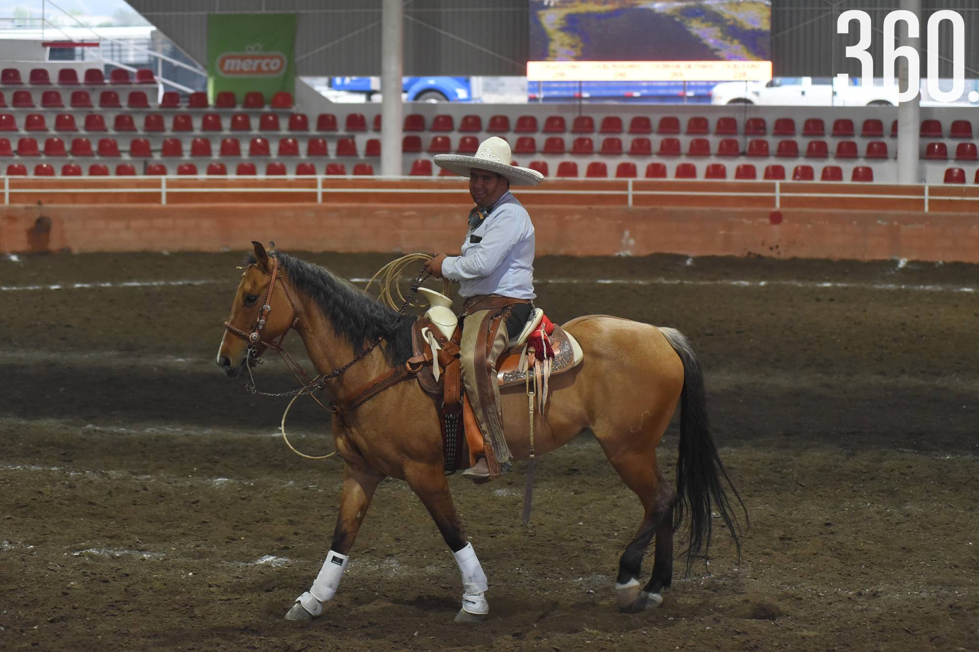 $!Los asistentes al eventos pudieron disfrutar de charreadas por parte de los equipo.