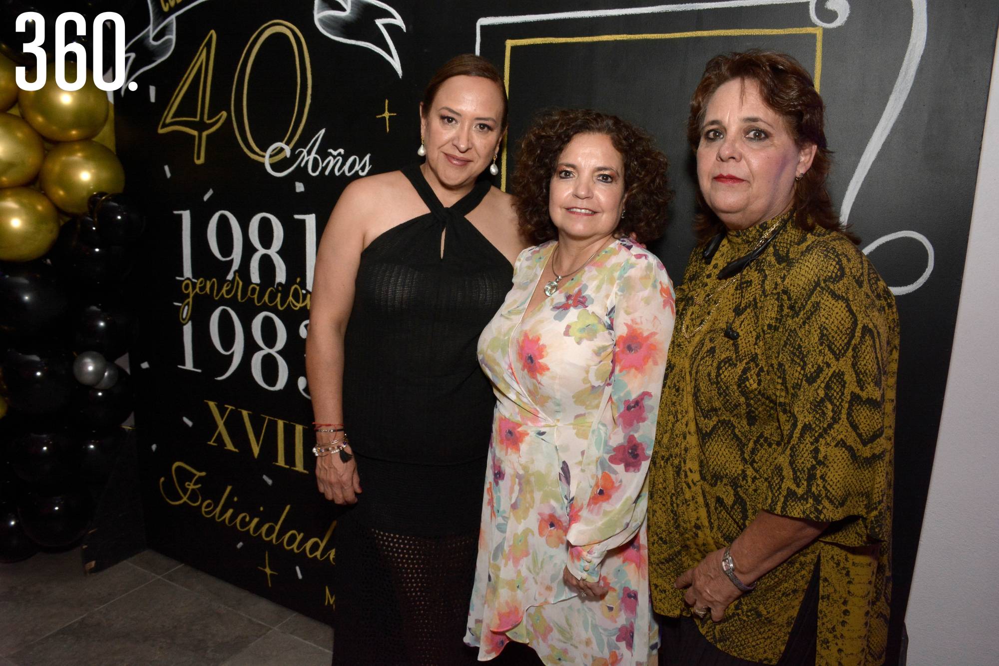 $!Lula Sánchez, Lucila Rángel y Mónica Samperio organizaron el festejó de la Generación XVII de Preparatoria del Colegio Ignacio Zaragoza por sus cuatro décadas de graduados.