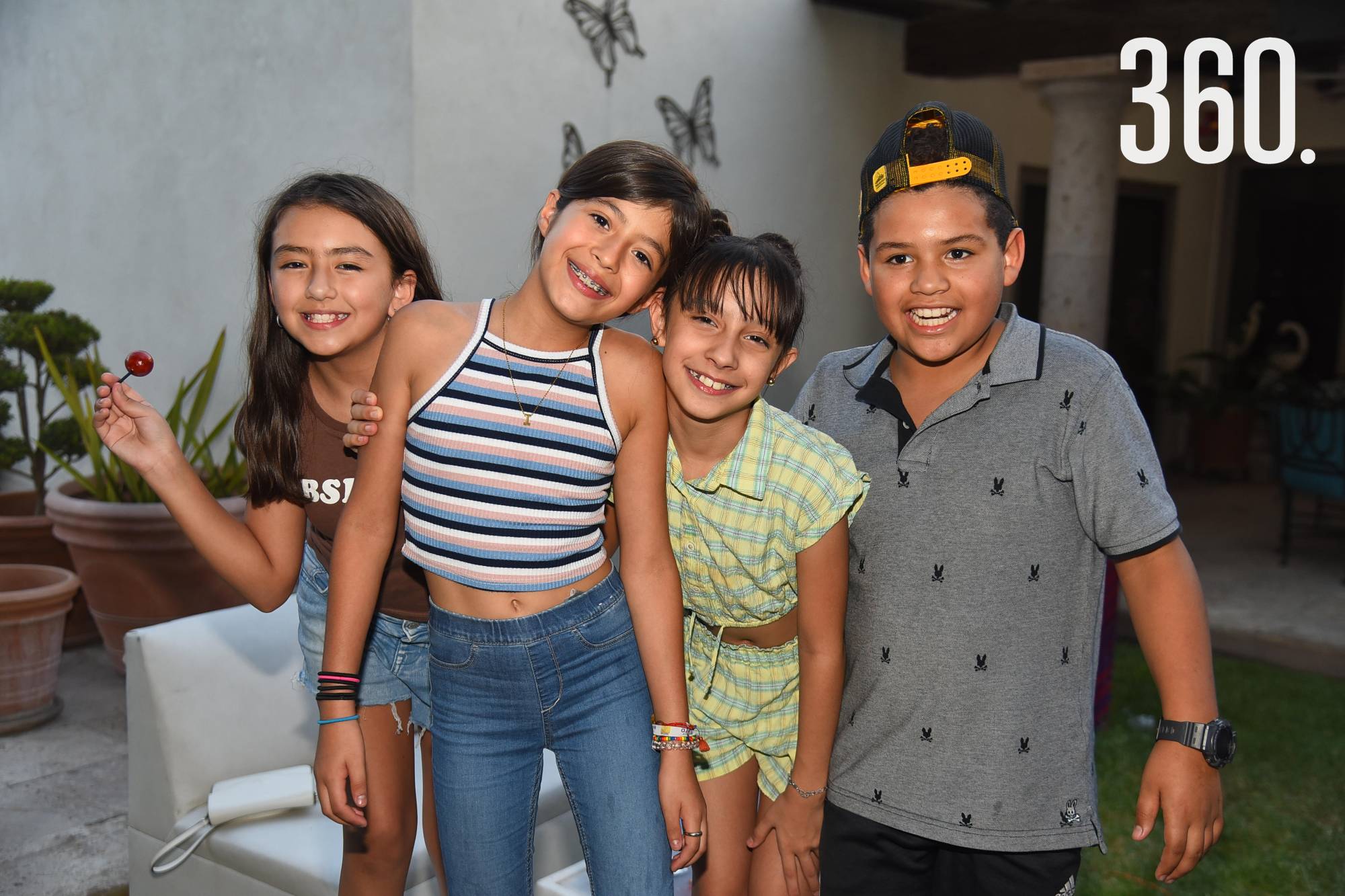 $!Regina Ortega, Irlanda Saucedo, Valentina Cavazos y Luca Didier.