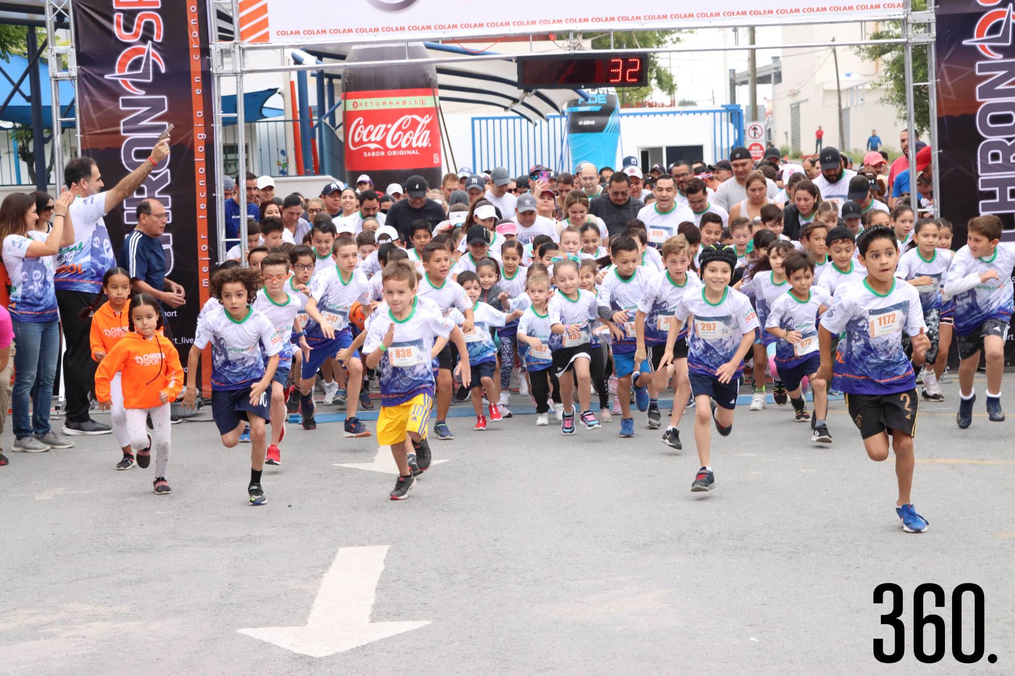 $!Los alumnos corrieron 1 km y 5 km.