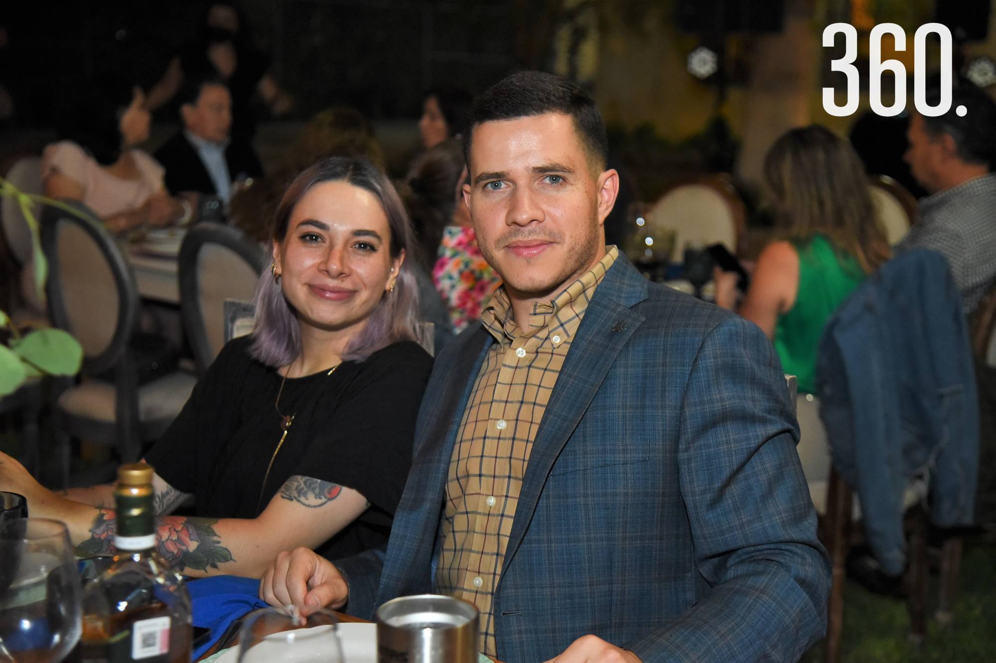 $!Denise Medina y Fernando de las Fuentes.