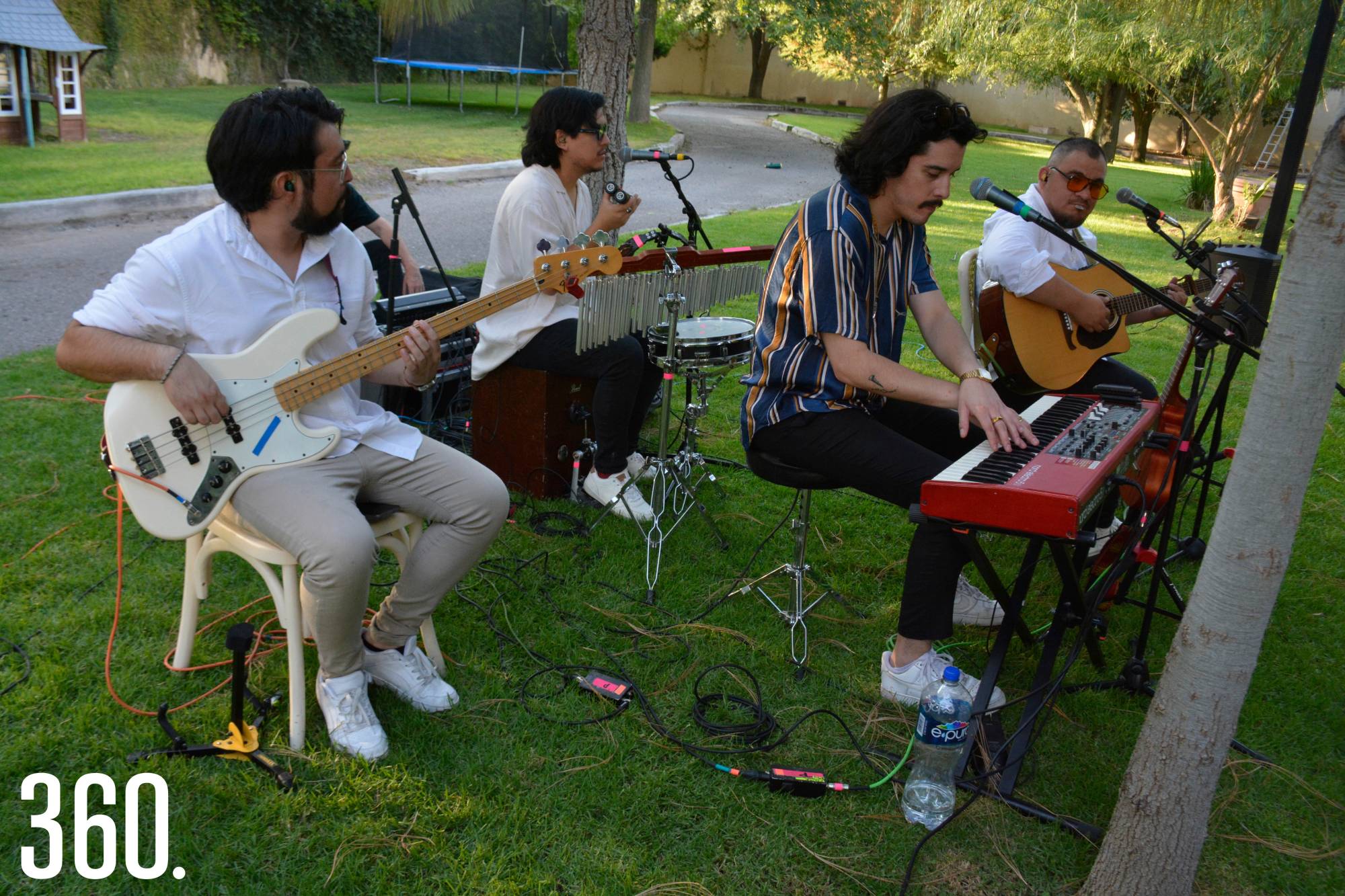 $!El grupo Undercover amenizó la recepción del bautizo.