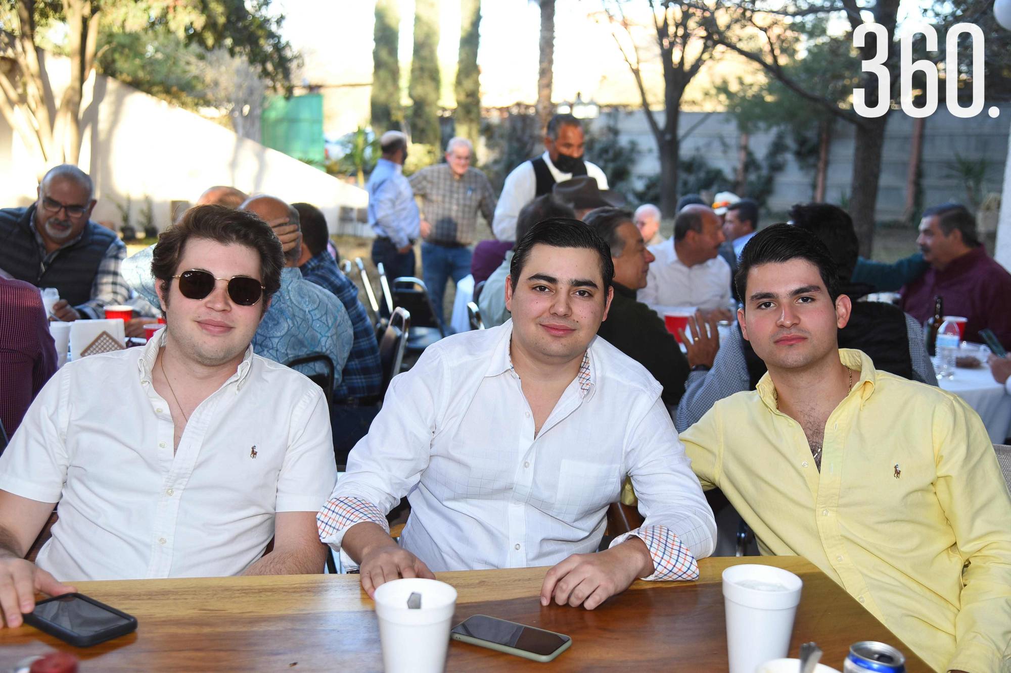 $!Gabriel Ornelas, Daniel García y Mauricio Garza.