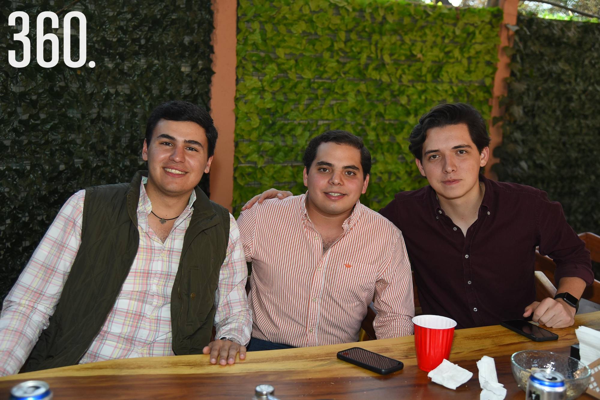 $!Enrique García, Gustavo García y Javier Cabello.