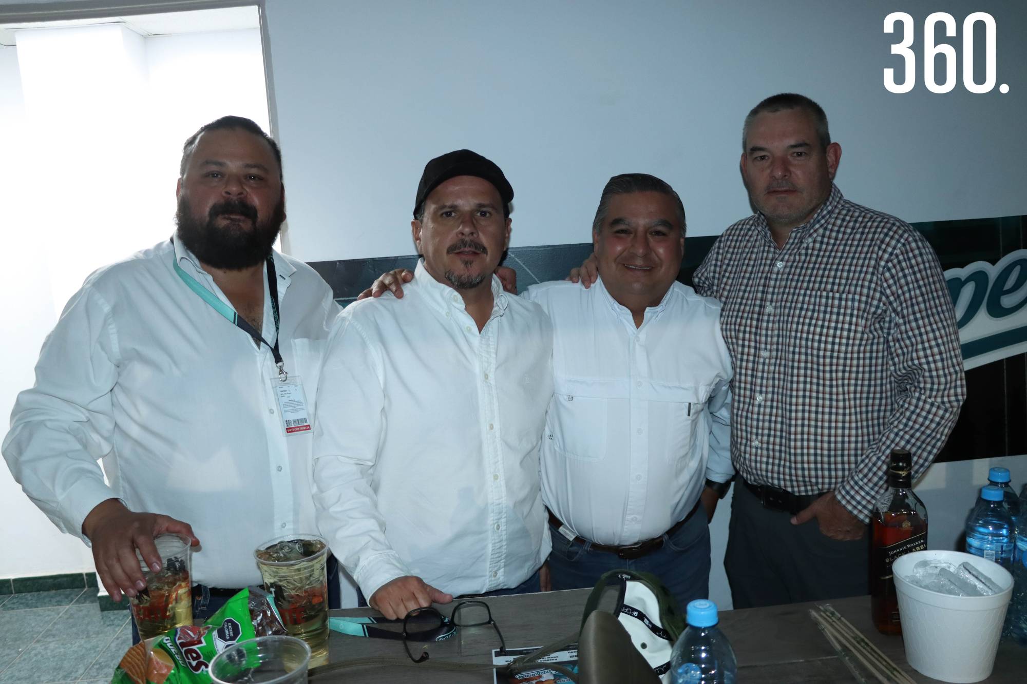 $!Gustavo de la Peña, Aníbal Soberón, Alfonso López y Gerardo Quezada.